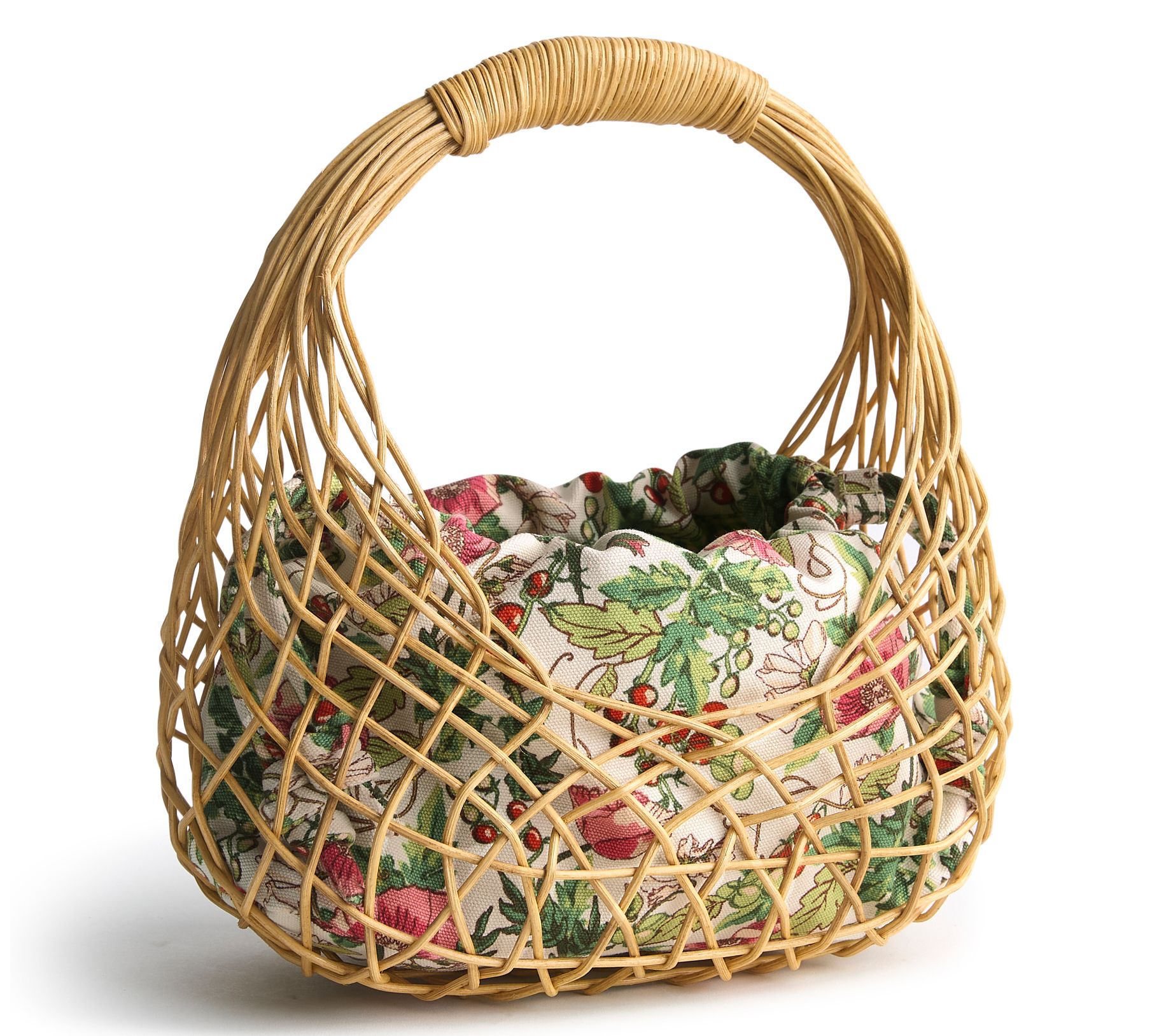 Vera Bradley Garden Park Straw Handbag