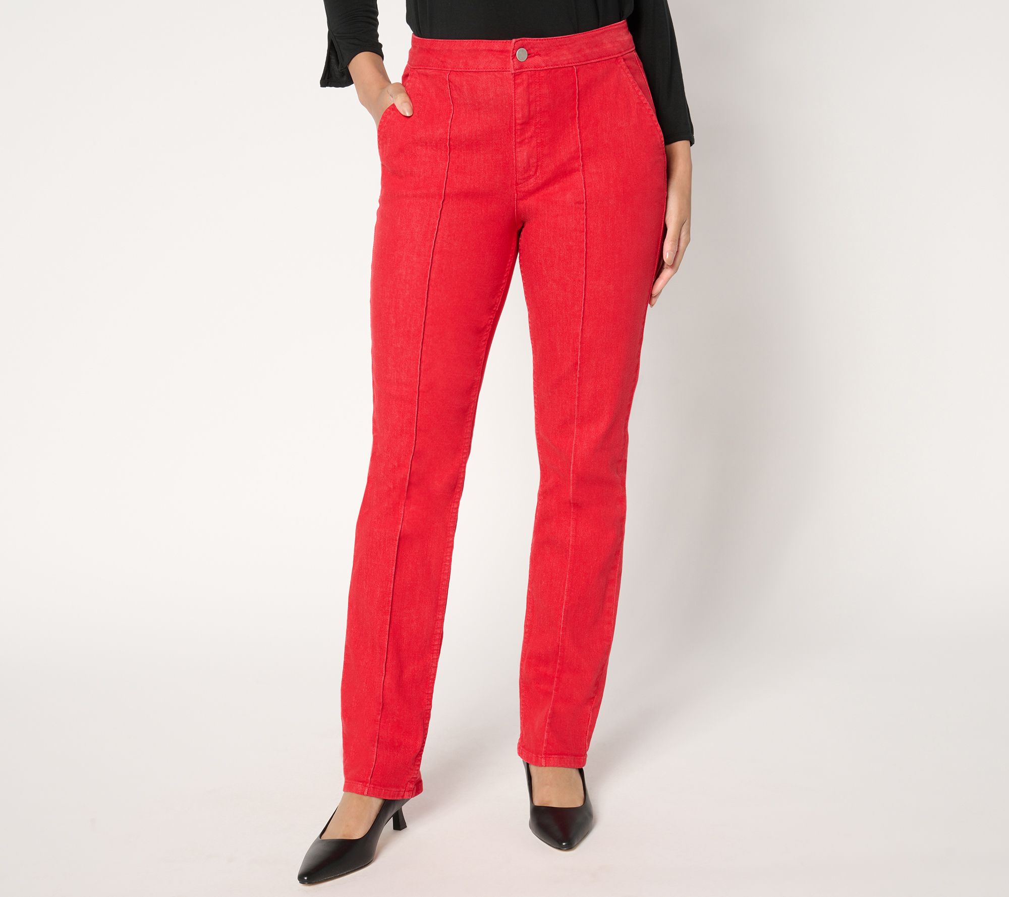 "As Is" BEAUTIFUL by Lawrence Zarian Petite Slim Straight Jean