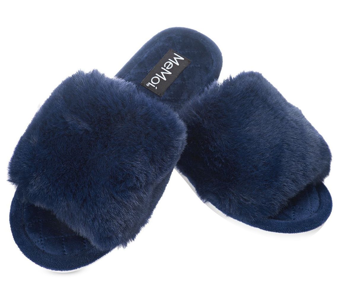 Memoi The Bette Plush Slide Slipper
