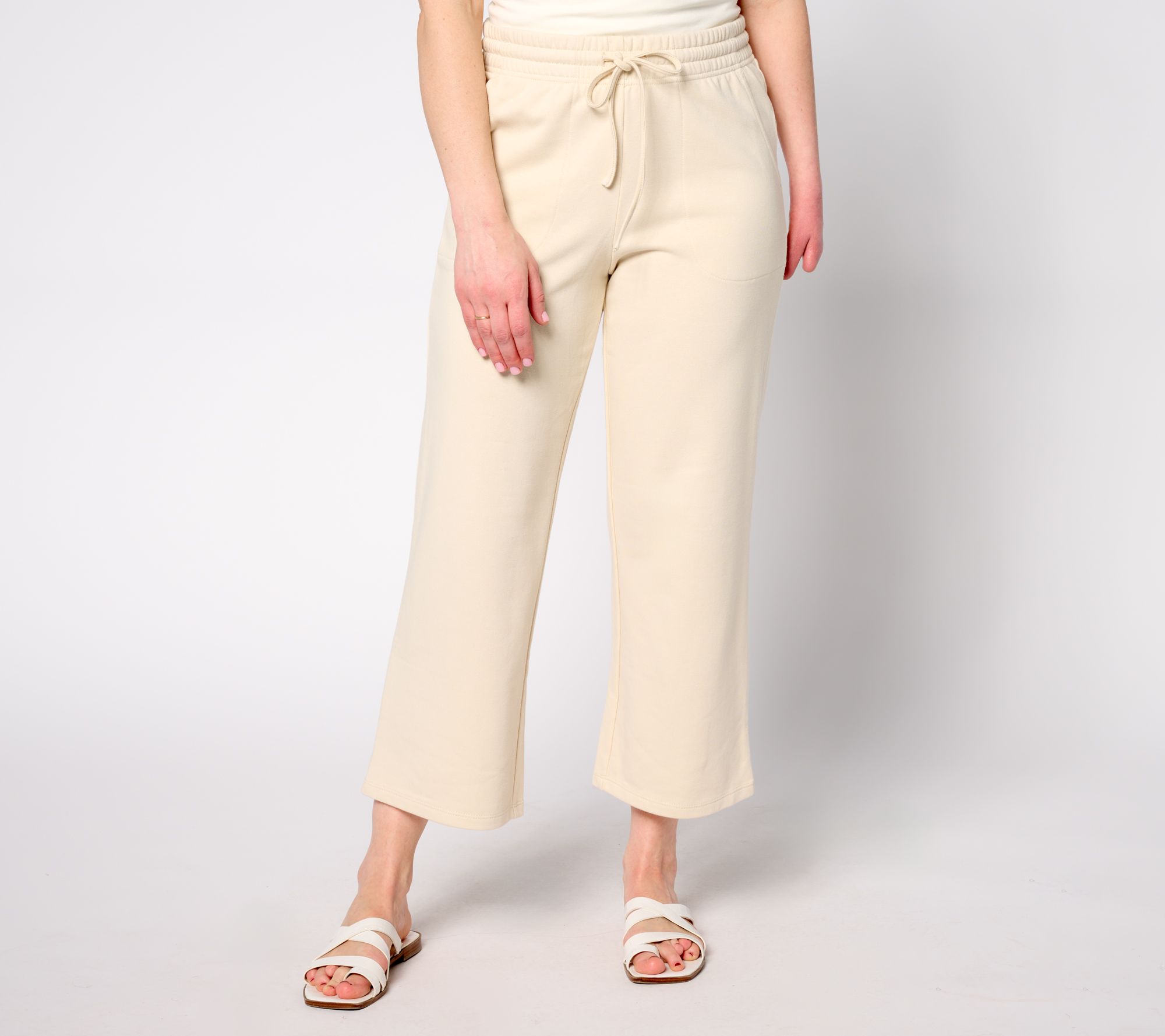 "As Is" Belle Beach by Kim Gravel Regular Seaside Sweats Crop