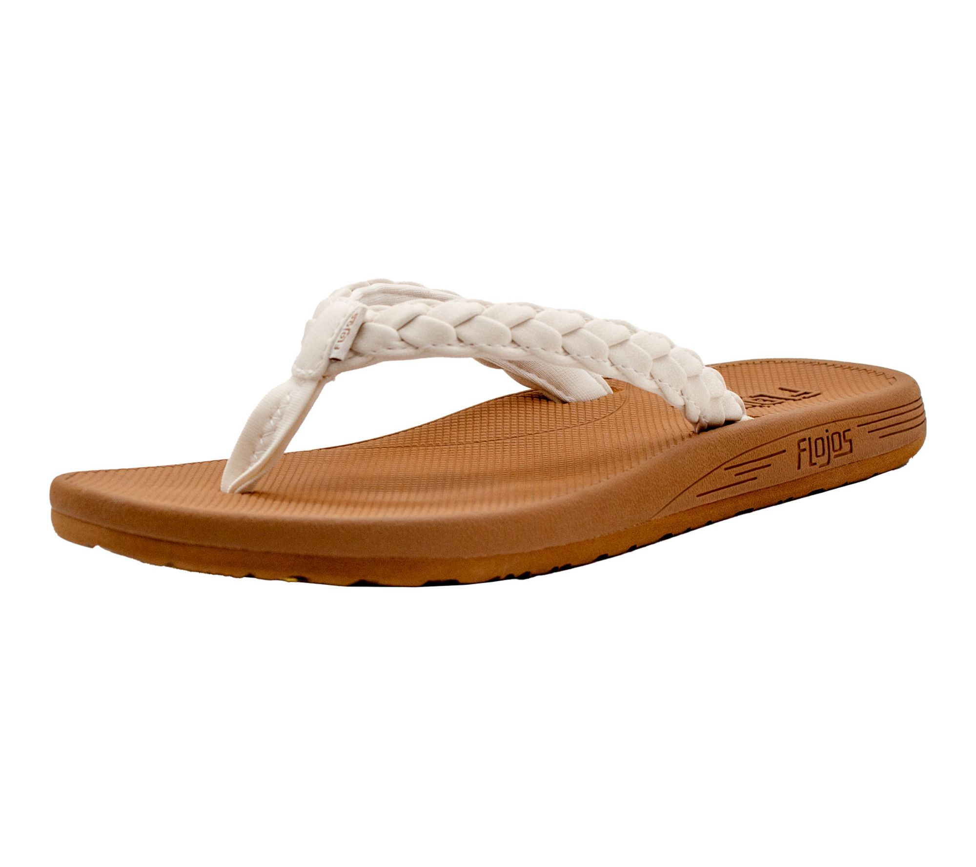 Flojos Braided Strap Thong Sandal - Catalina