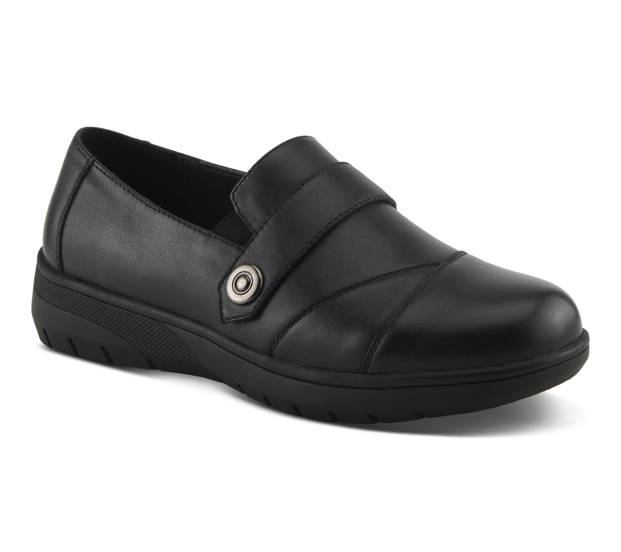 Spring Step Leather Slip-ons - Ivorie