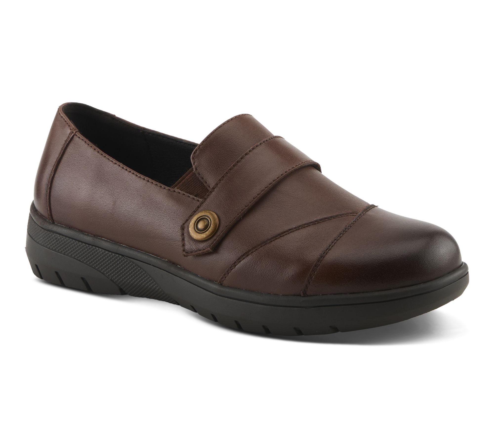 Spring Step Leather Slip-ons - Ivorie