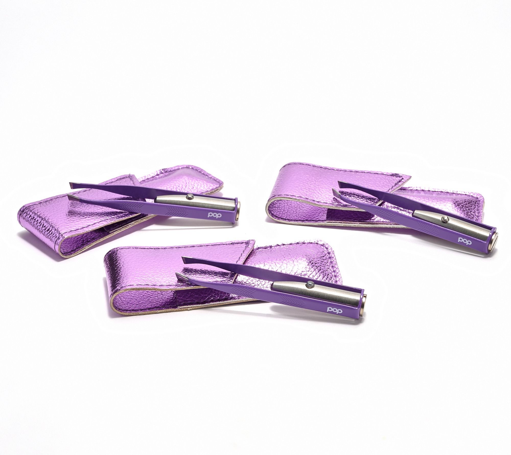 Pop Sonic Set of 3 LED Light Tweezers