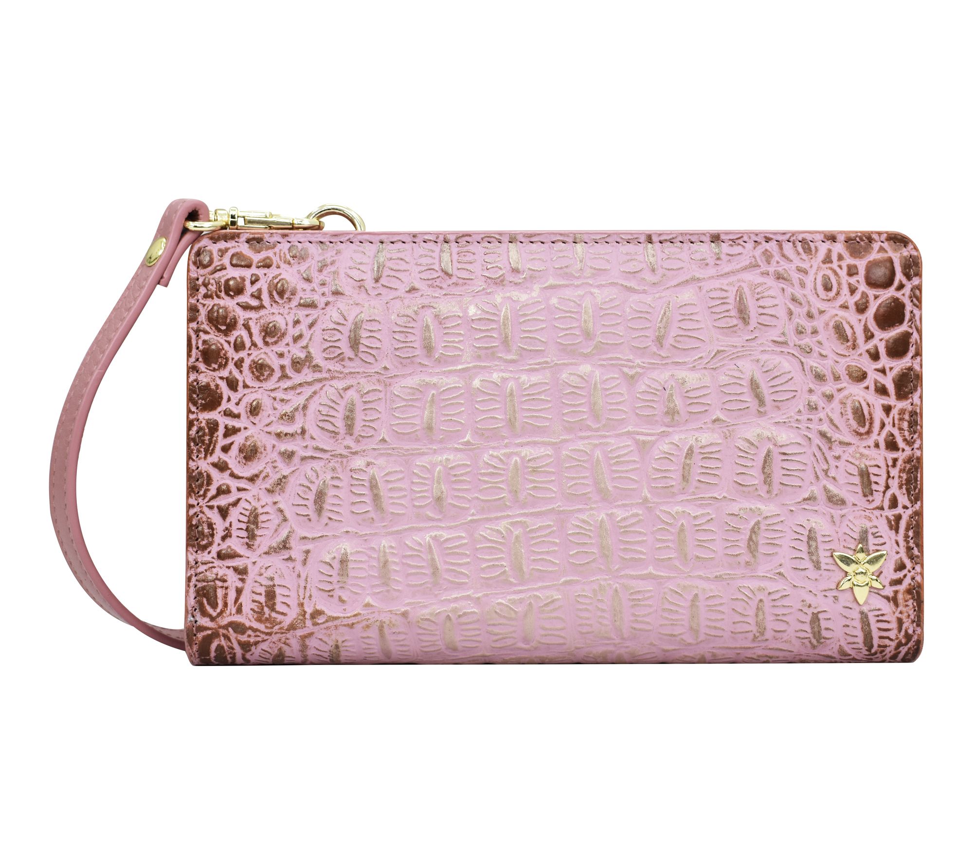 Anuschka Painted Leather RIFD Wallet Crossbody