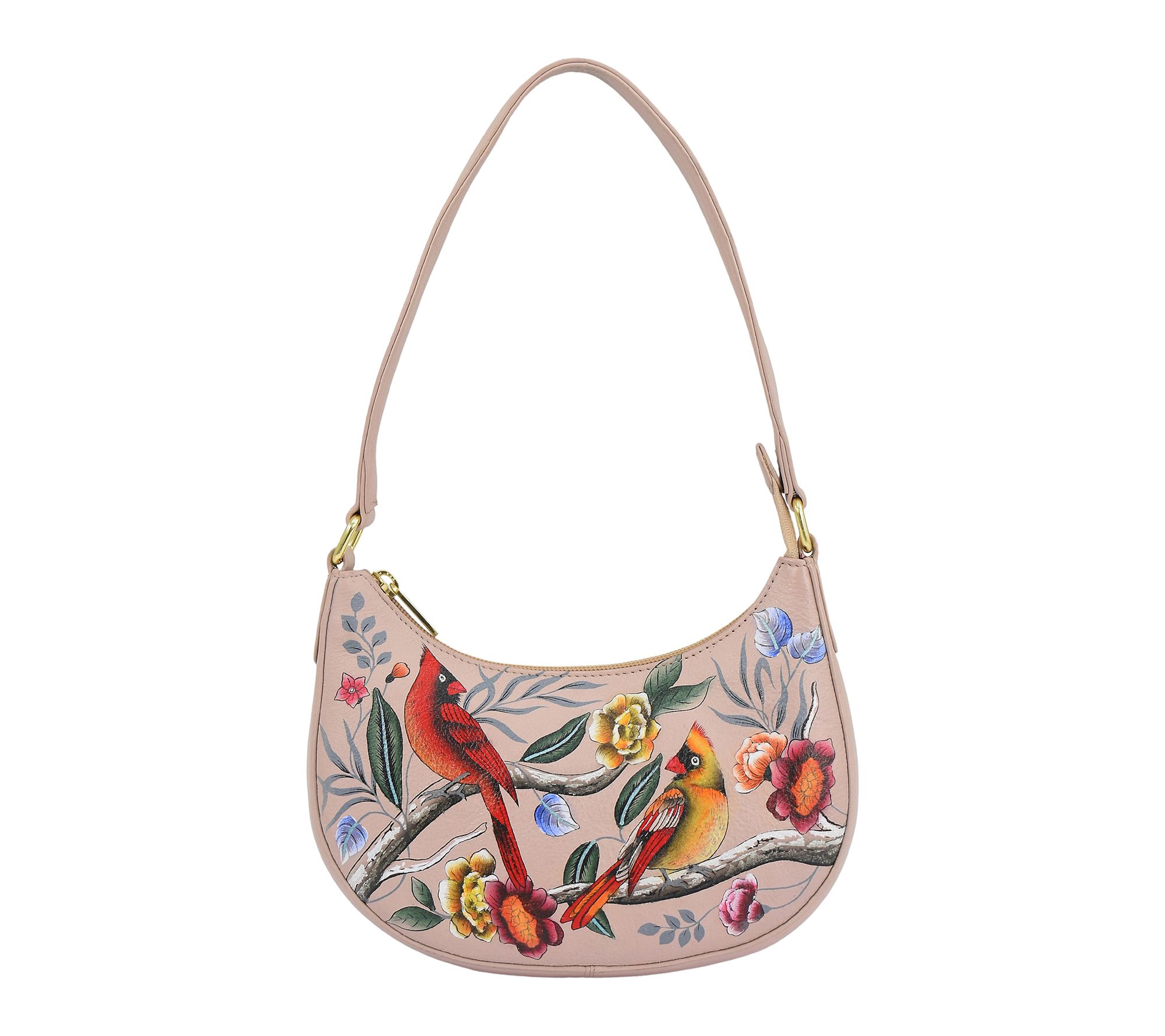 Anushcka Painted Leather Small Shoulder Bag