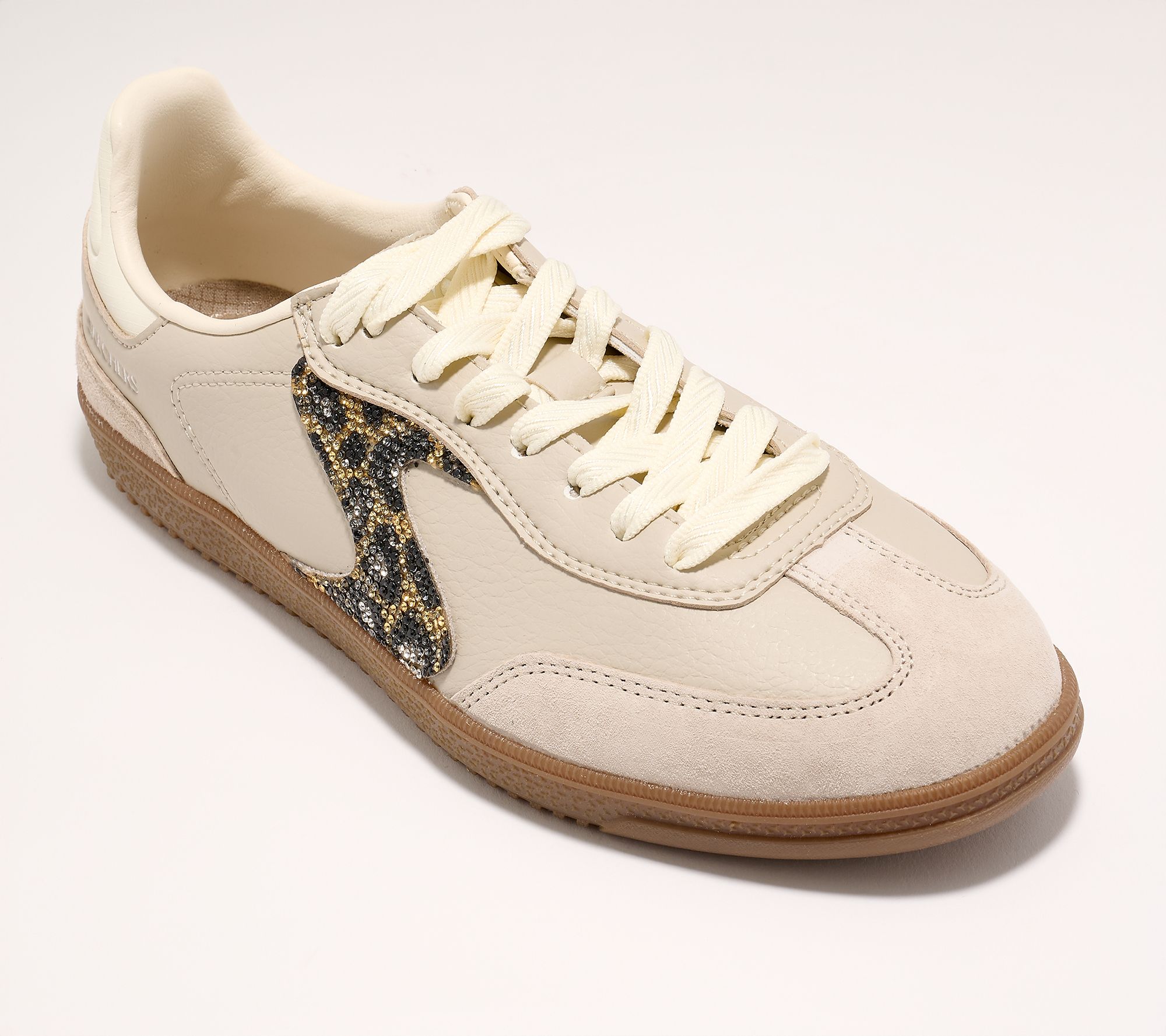 "As Is" Skechers Hotshot Suede and Rhinestone Sneakers