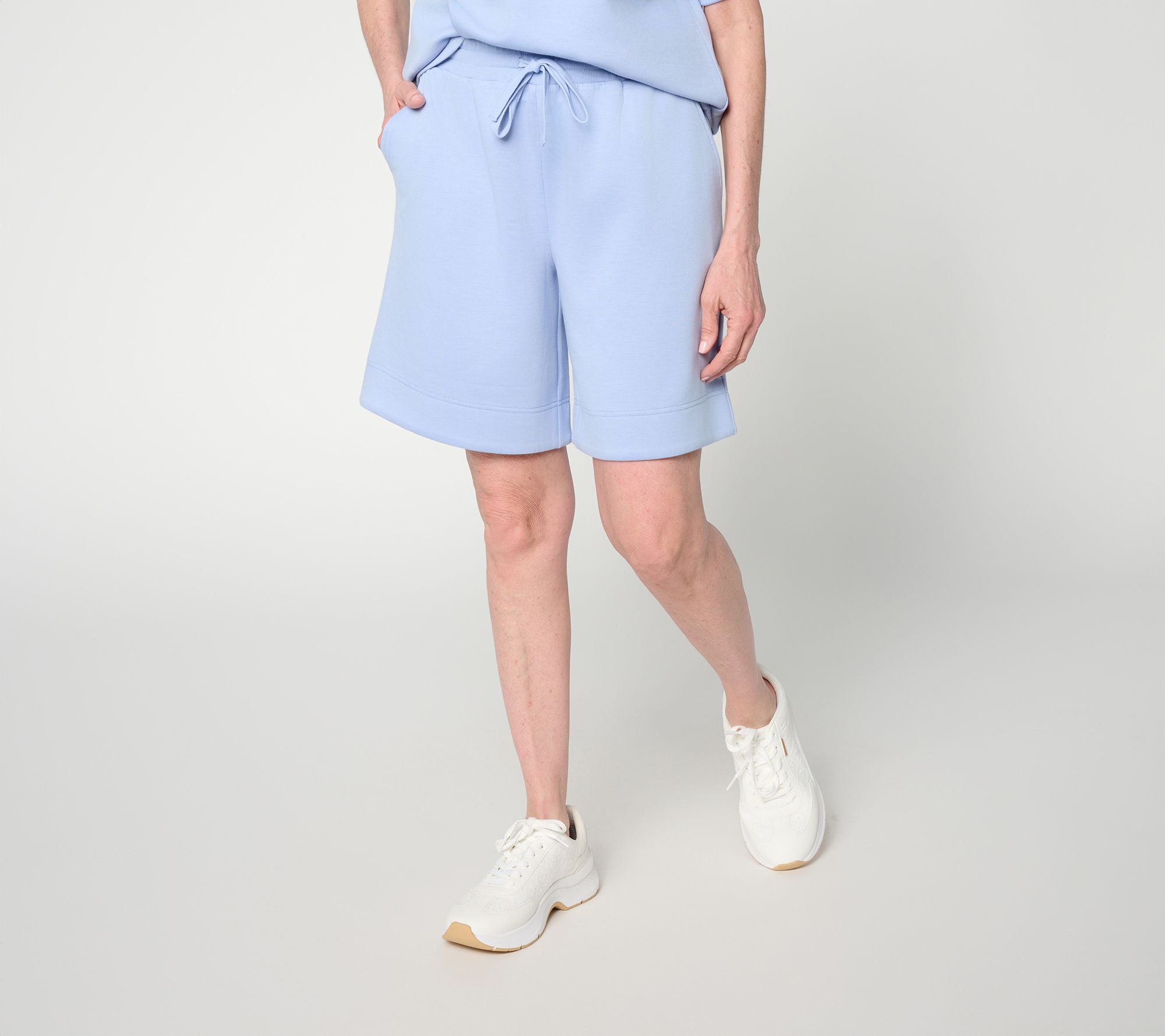 Martha Stewart Signature Petite Comfort Stretch Wide-Leg Shorts