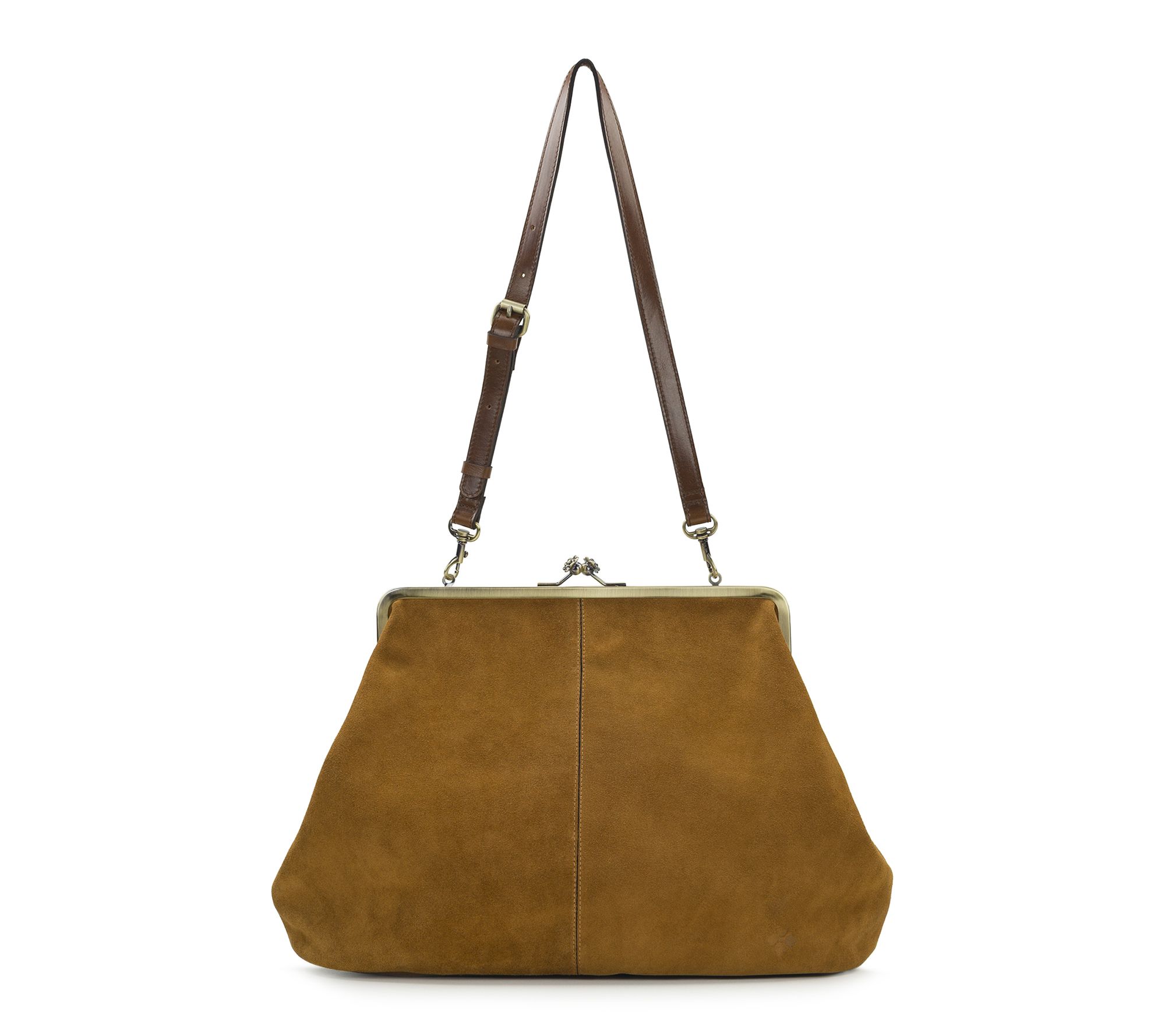 Patricia Nash Serafina Large Frame Crossbody -Suede