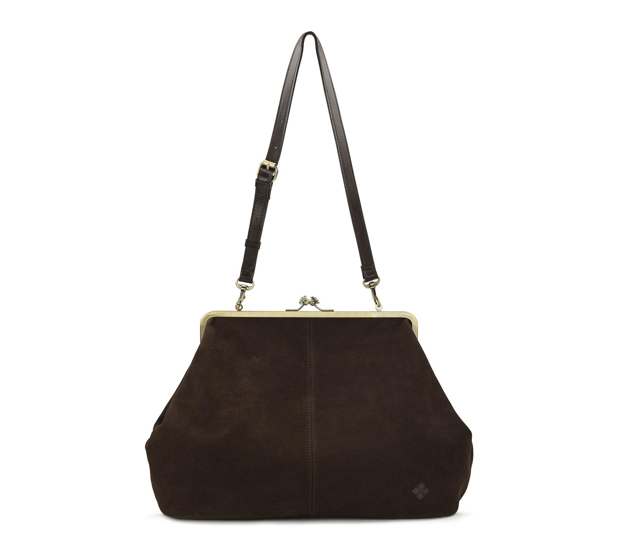 Patricia Nash Serafina Large Frame Crossbody - Suede
