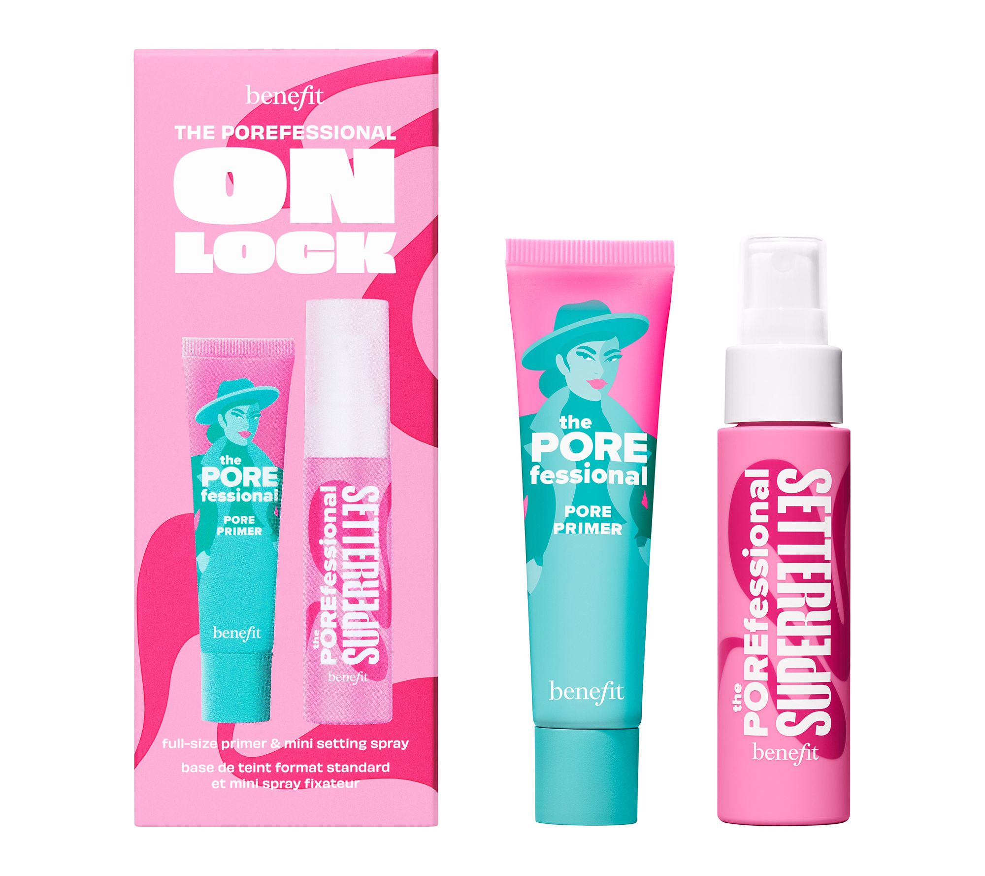 Benefit Cosmetics POREfessional On Lock Primer& Spray Duo