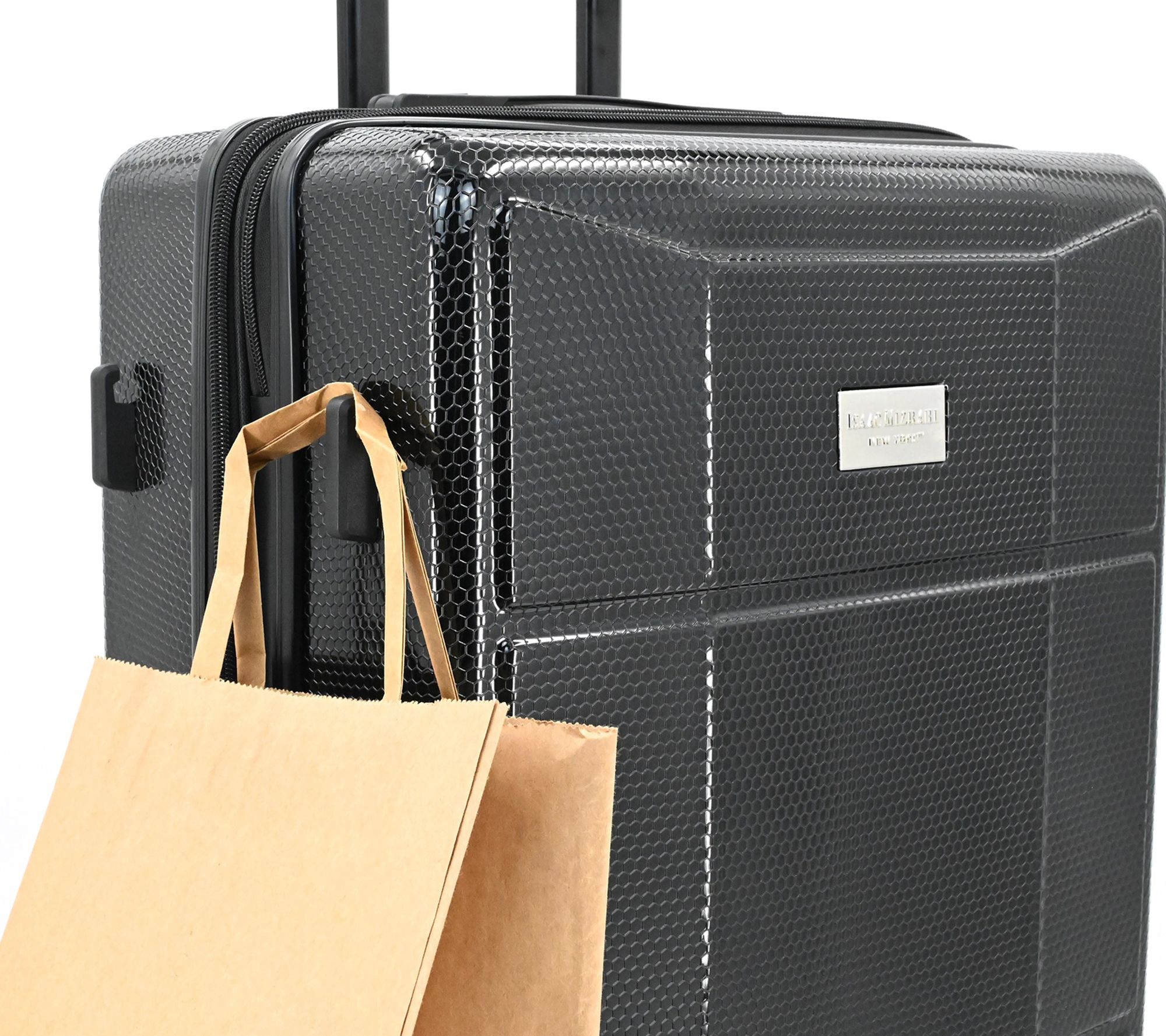 エリィ（感謝） ISAAC MIZRAHI AERO 3-Piece Luggage Set Lightweight Expandable