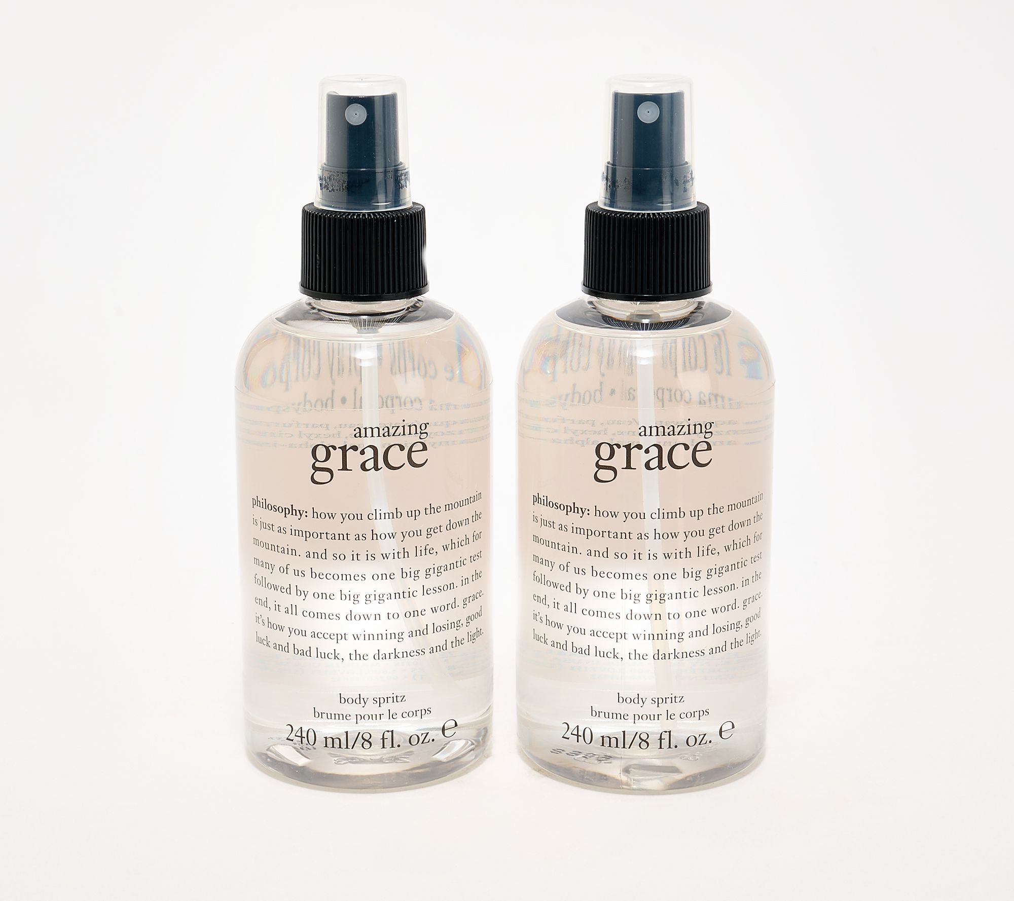 philosophy grace fragrance body spritz 8oz duo