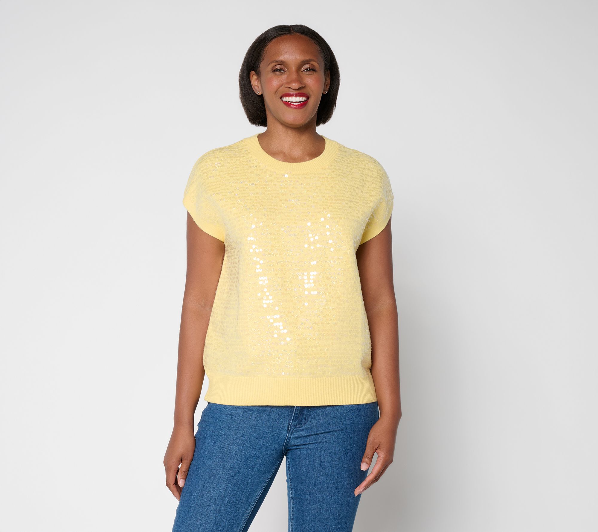 Mally Roncal Sugar and Shine Sequin Sweater