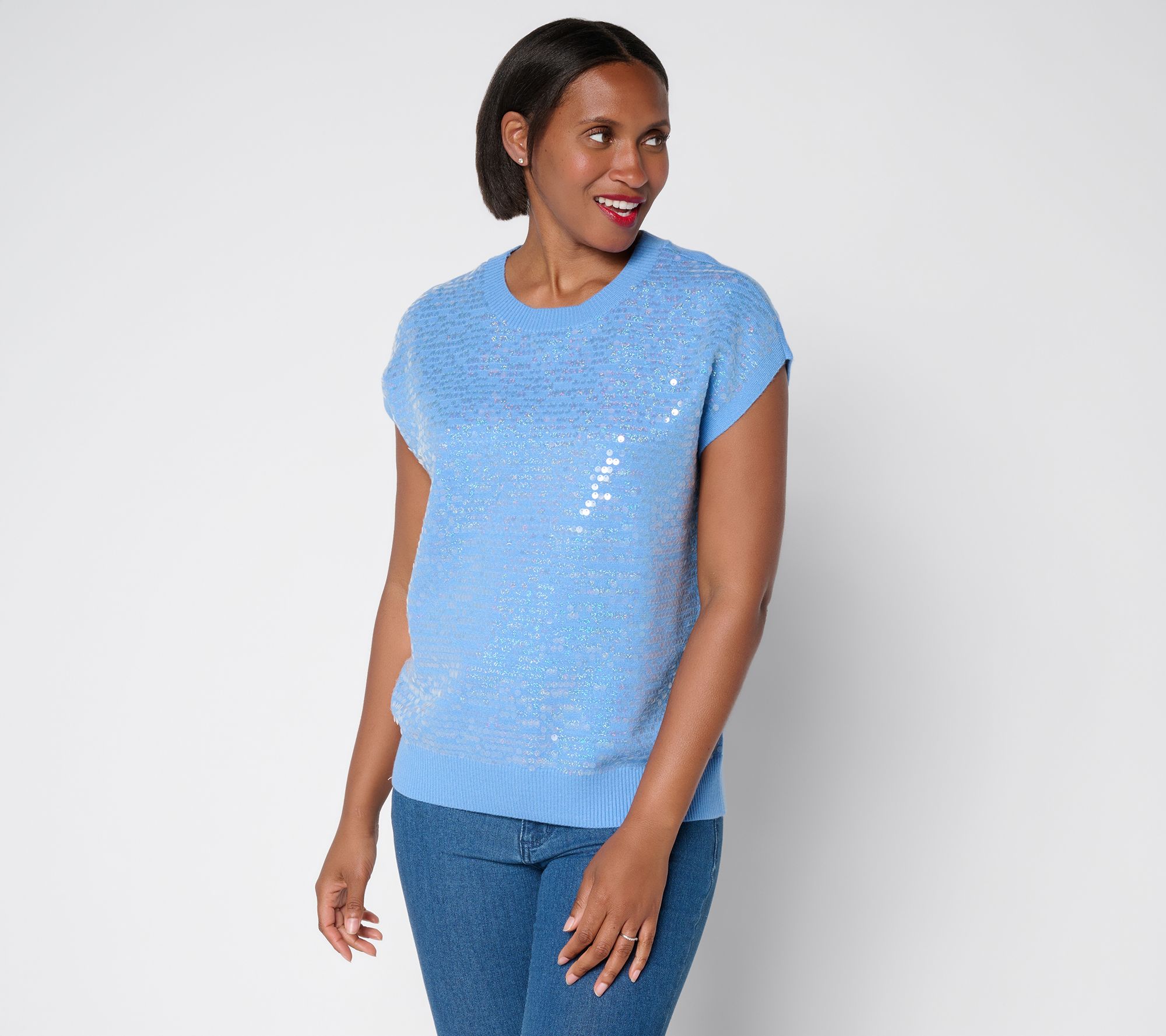 Mally Roncal Sugar and Shine Sequin Sweater