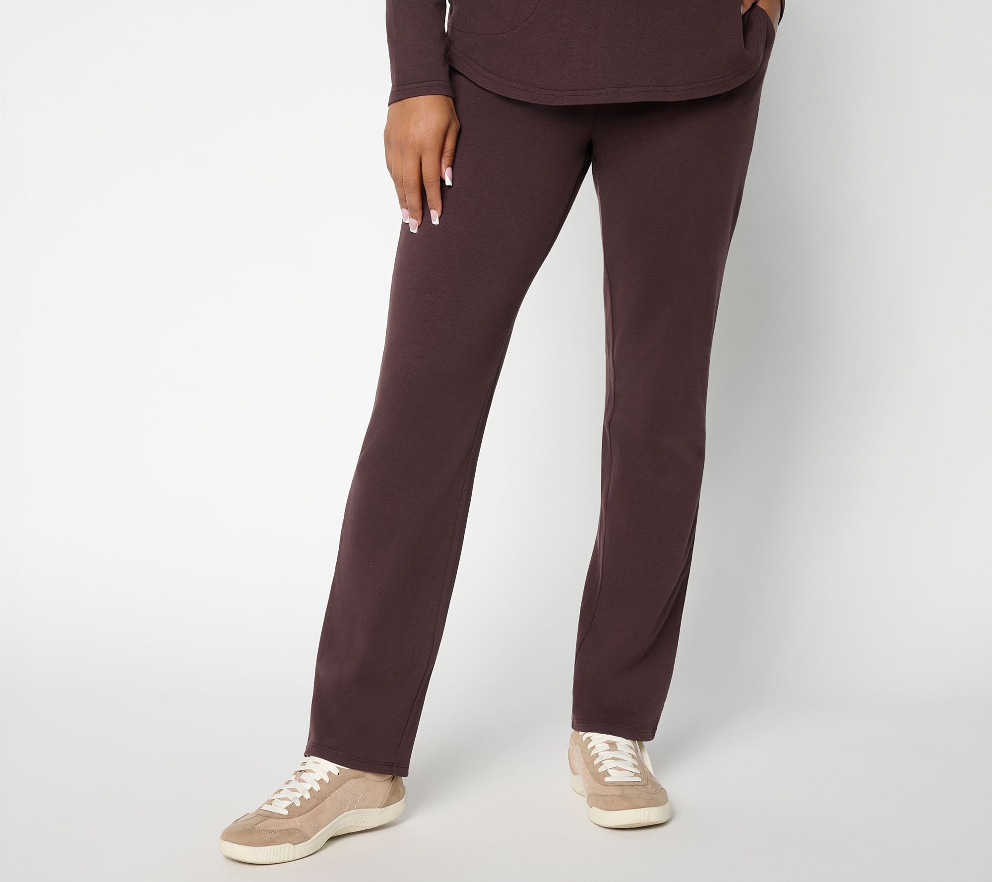 Belle by Kim Gravel Petite Freestyle Knit Denim Pant