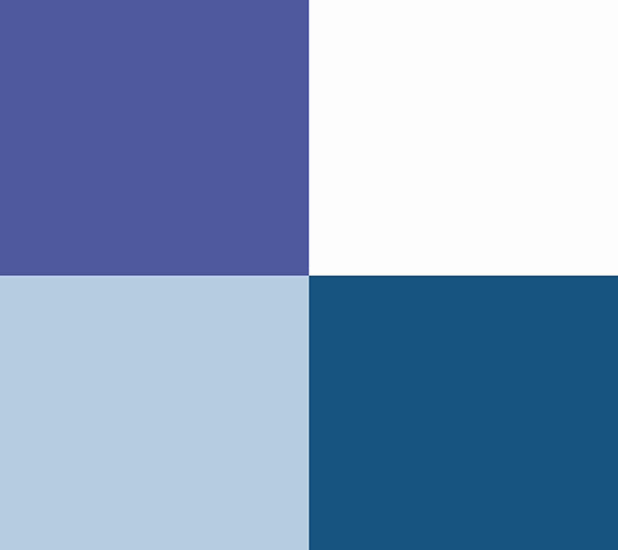 Indigo/Cream