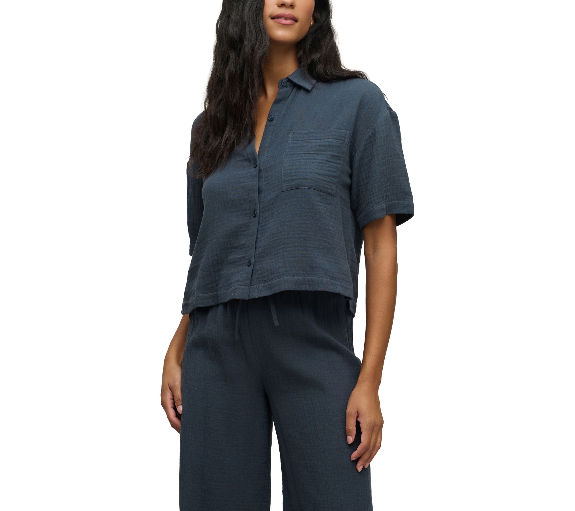 Barefoot Dreams Cotton Gauze Shirt