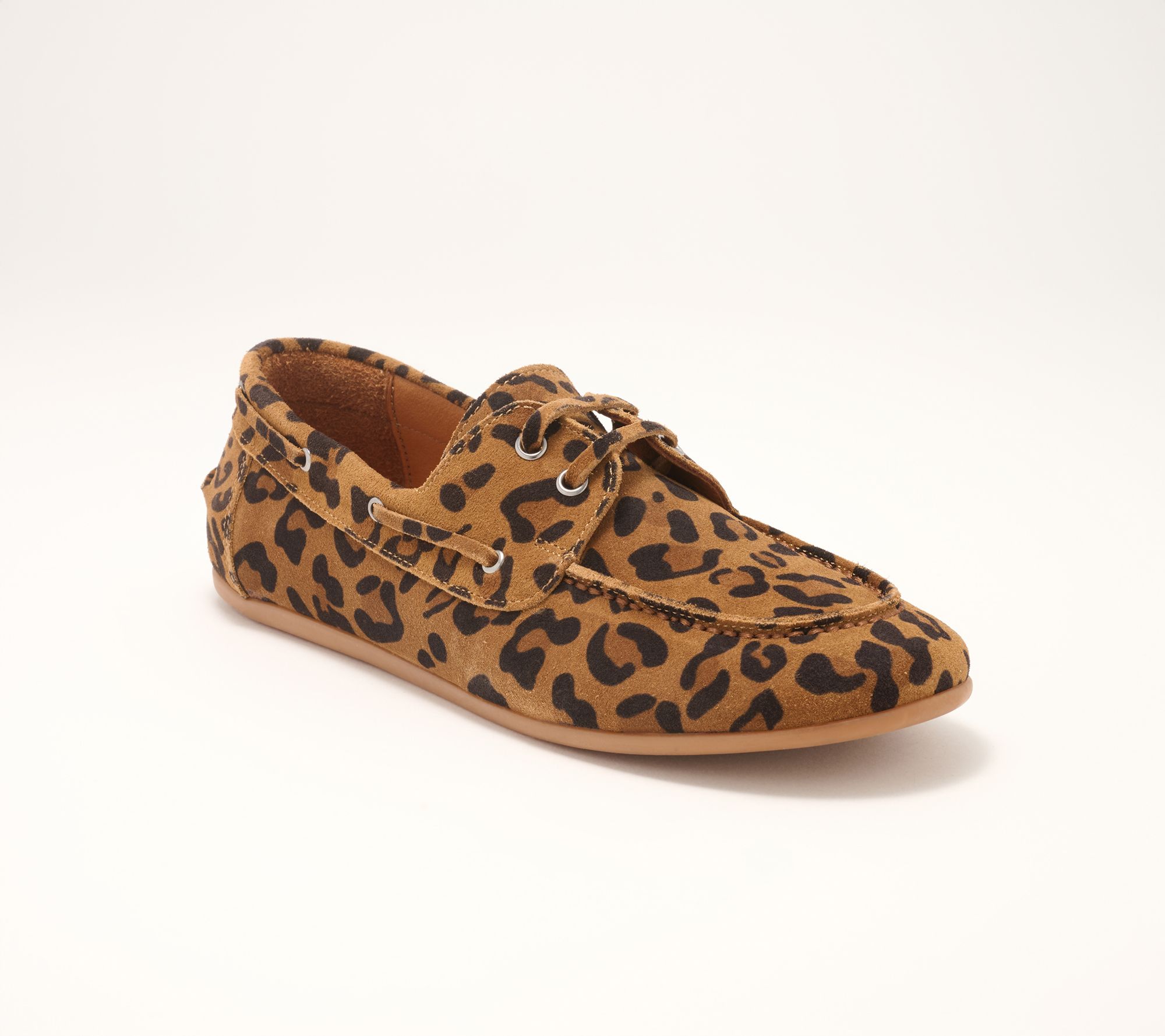 "As Is" Miz Mooz Suede Boat Shoes- Nina
