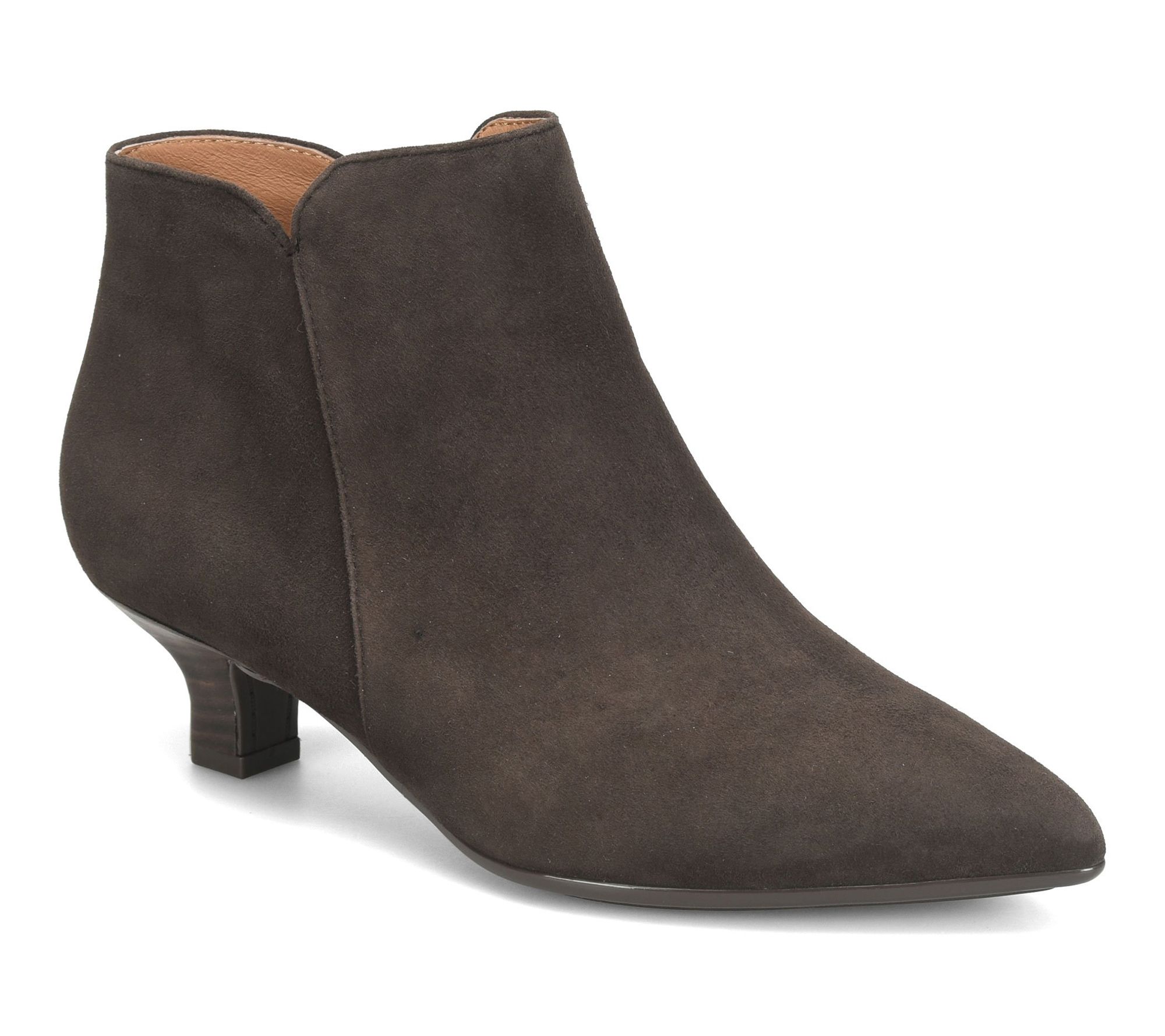 Sofft Leather Kitten Heeled Bootie - Sawyer