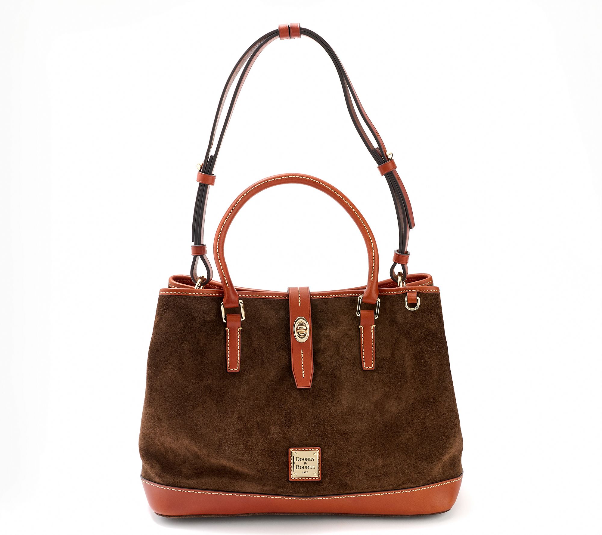 Dooney & Bourke Suede Perry Satchel