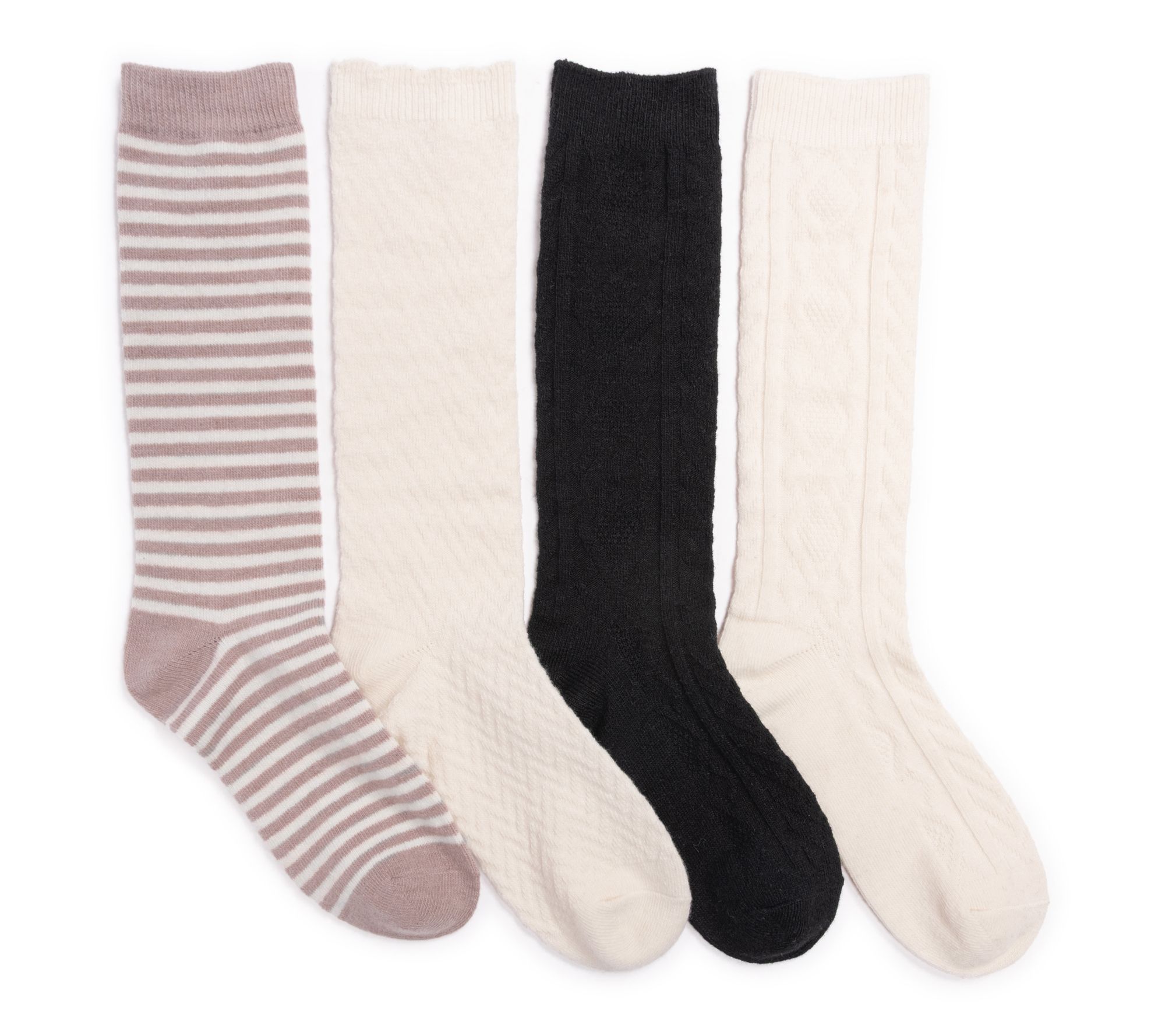 Muk Luks 4pk 11" Wool Blend Socks