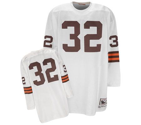 Jim Brown Throwback Classics Cleveland Browns Jersey, Color Brown 56