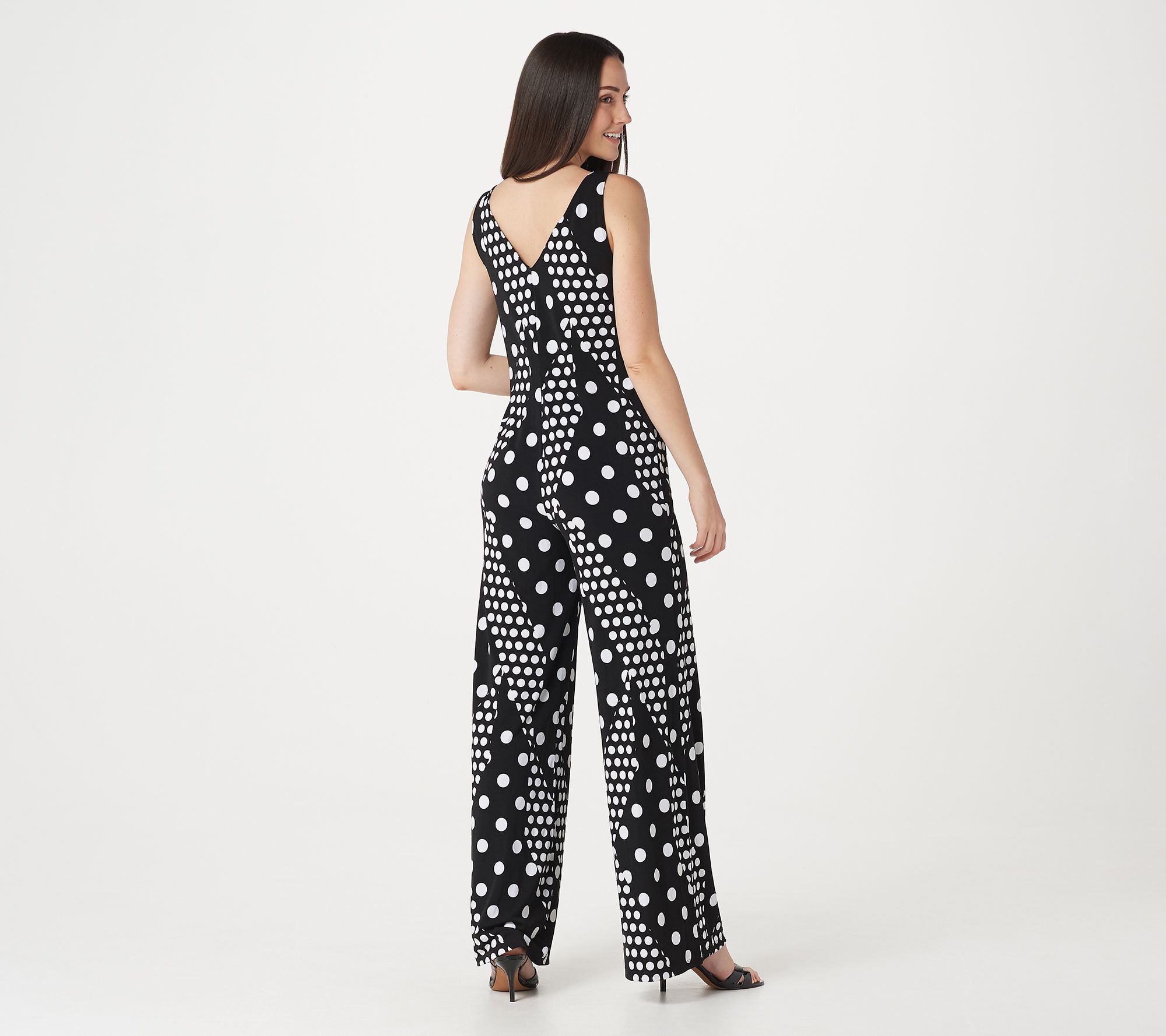 Laurie Felt Tie Front Sleeveless Jumpsuit - QVC.com