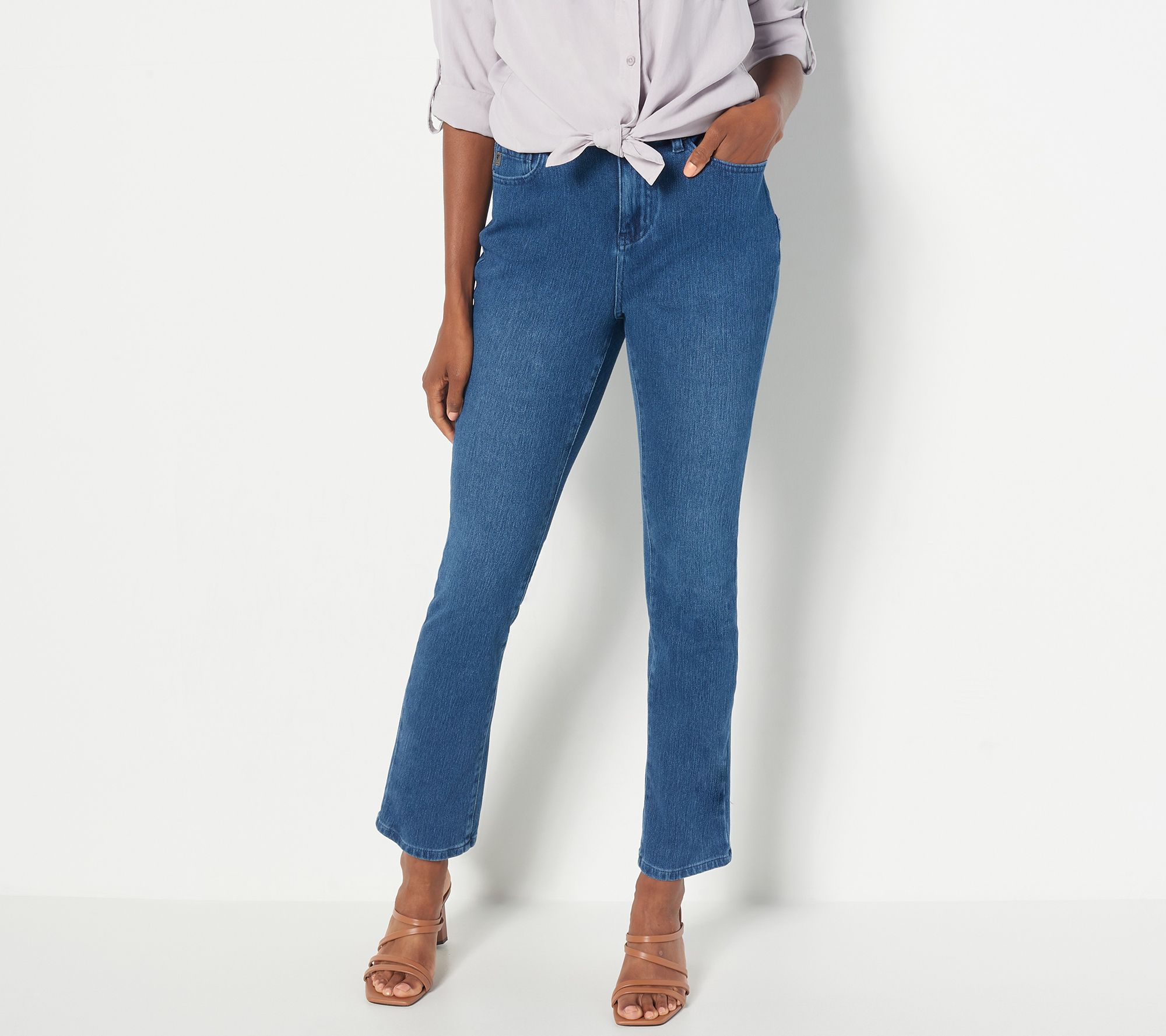 Belle by Kim Gravel Regular Ponte Slim Leg Jogger