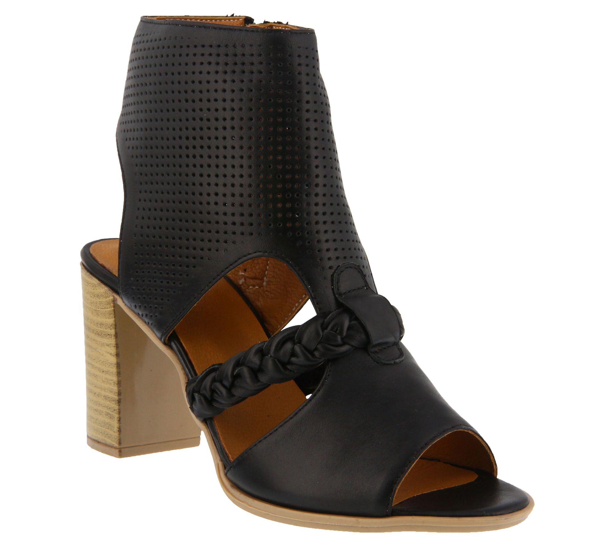 Spring Step Leather Sandals - Farrah - QVC.com