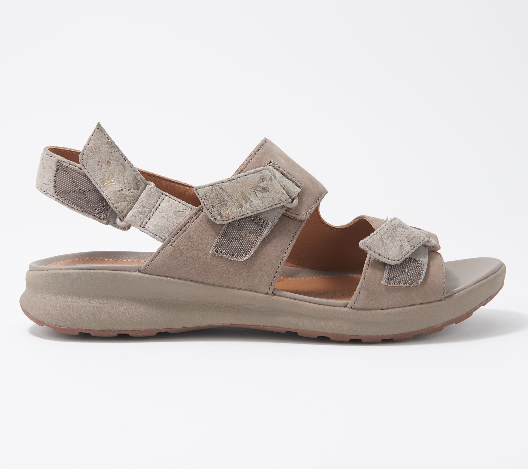 Clarks Unstructured Leather Sandals 