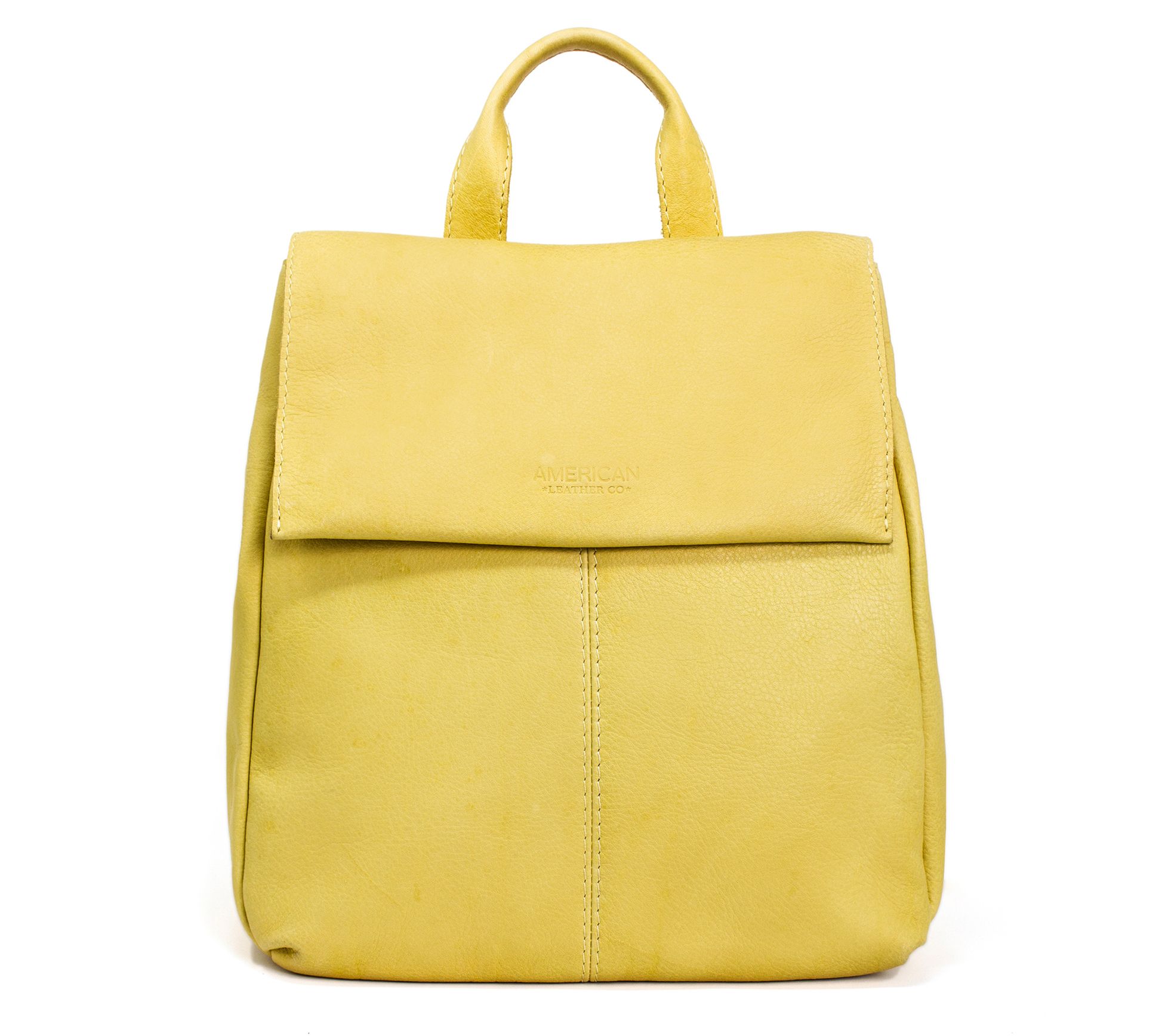 American Leather Company Soft Yellow Mini high quality Backpack