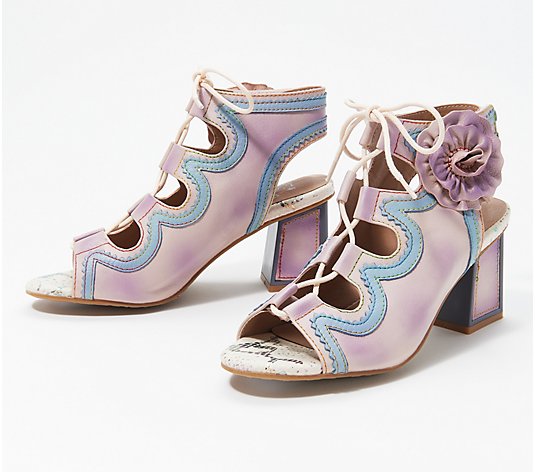 L'Artiste by Spring Step Lace-Up Sandals - Supercute