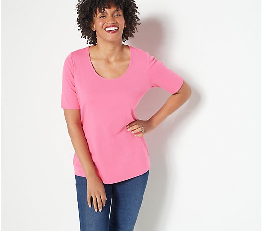 Belle by Kim Gravel TripleLuxe Ribbed Knit Top