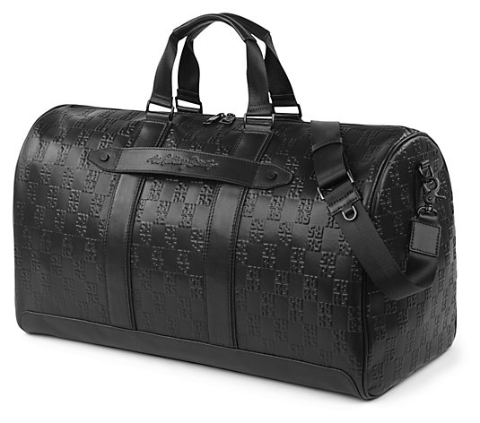 The Rolling Stones - Paint It Black Leather Duffle Bag