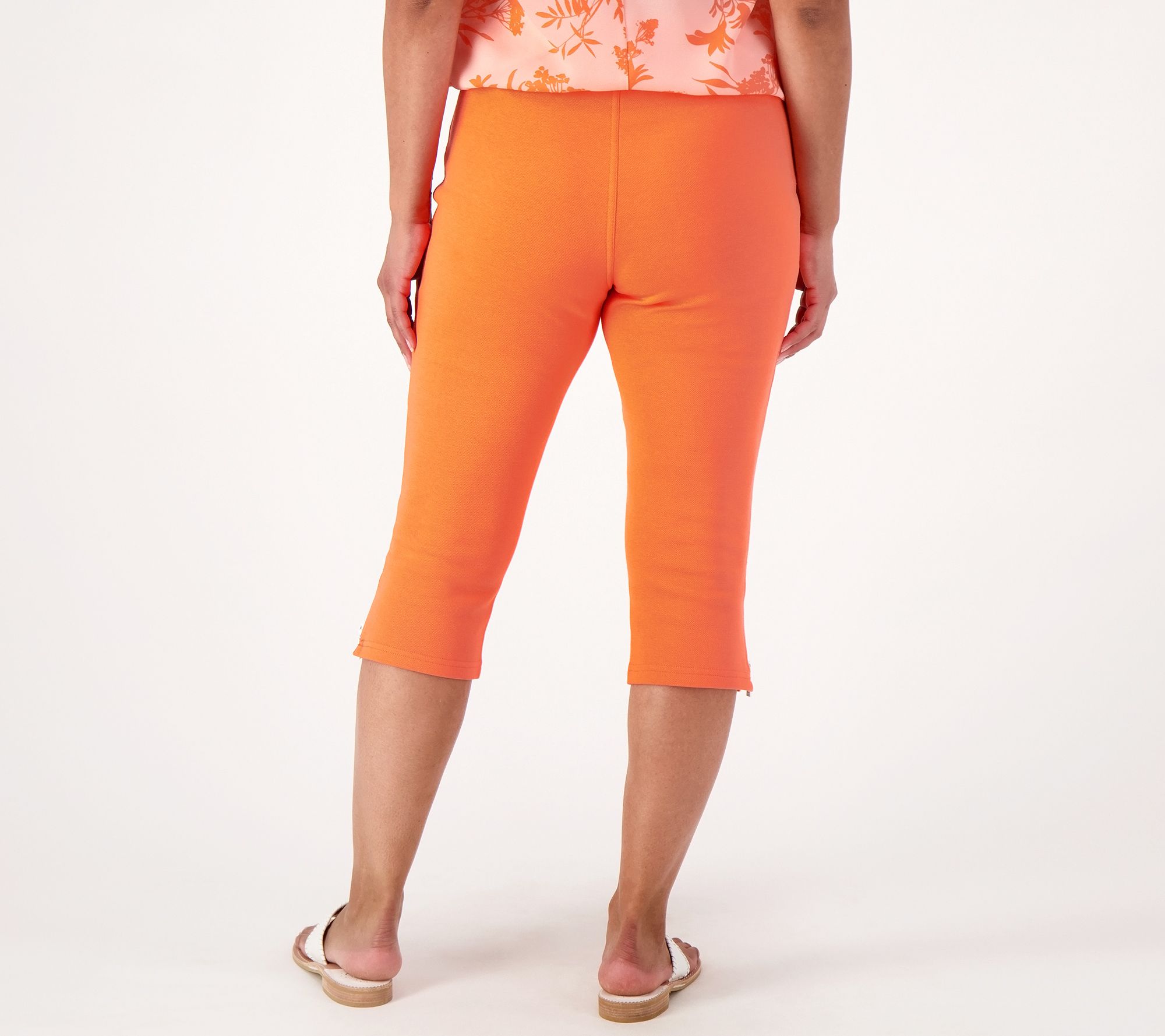 Women's Orange Capris & Cropped Pants