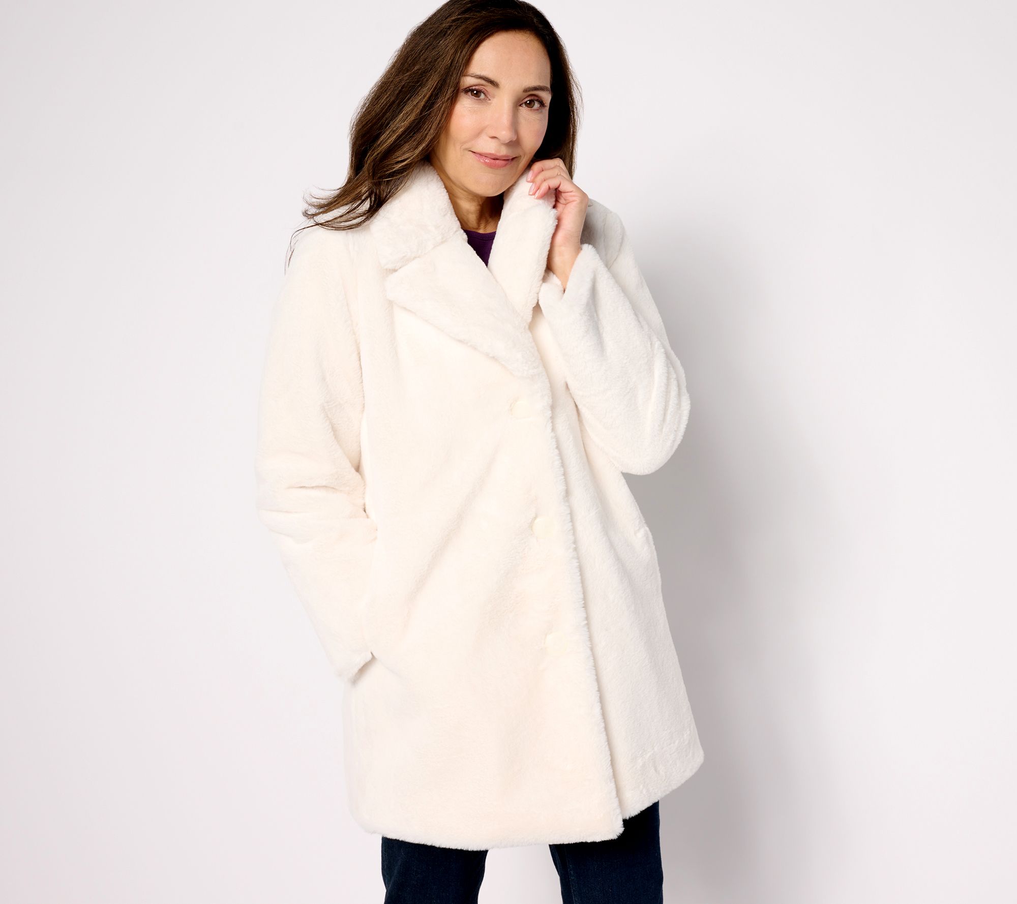 Dennis Basso 30th Anniversary Faux Fur Coat