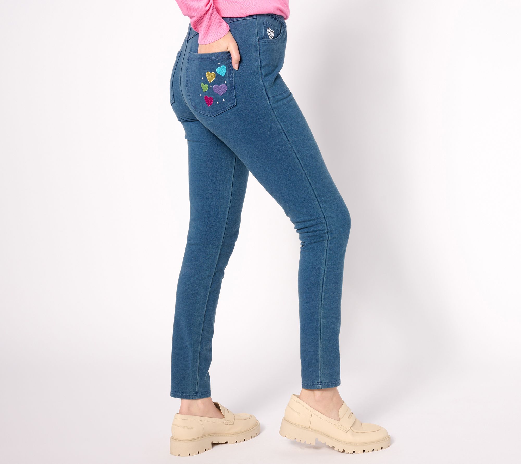 Quacker Factory Short DreamJeanne Shoot for the Stars Jegging