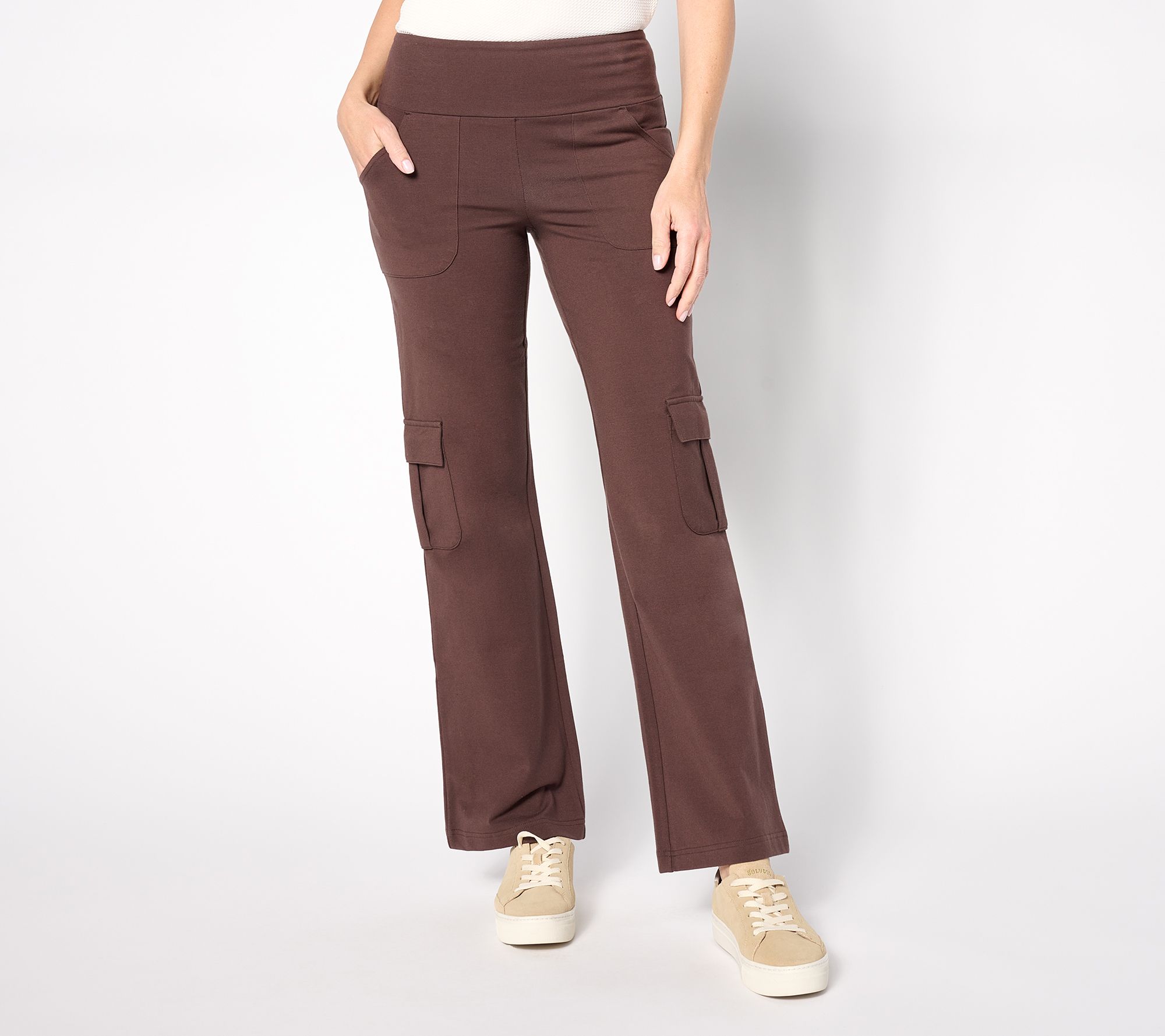 Women with Control - Brown - Full-Length Pants 