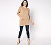 Denim & Co. Heavenly Jersey Petite Relaxed Fit Boatneck Tunic, 2 of 3