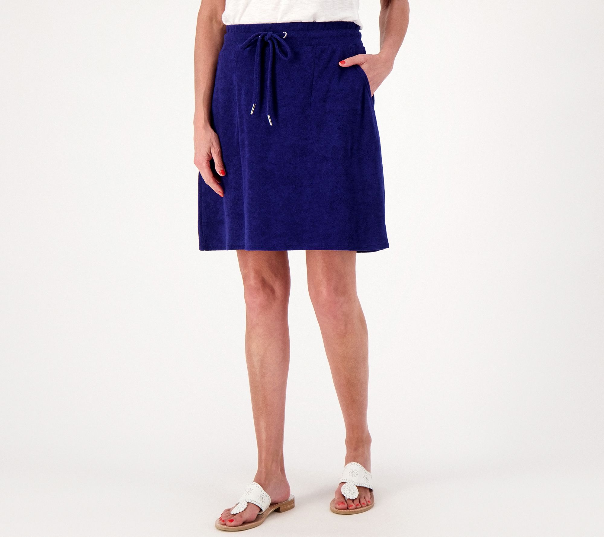 "As Is" Belle Beach by Kim Gravel Poolside Terry Short Skort