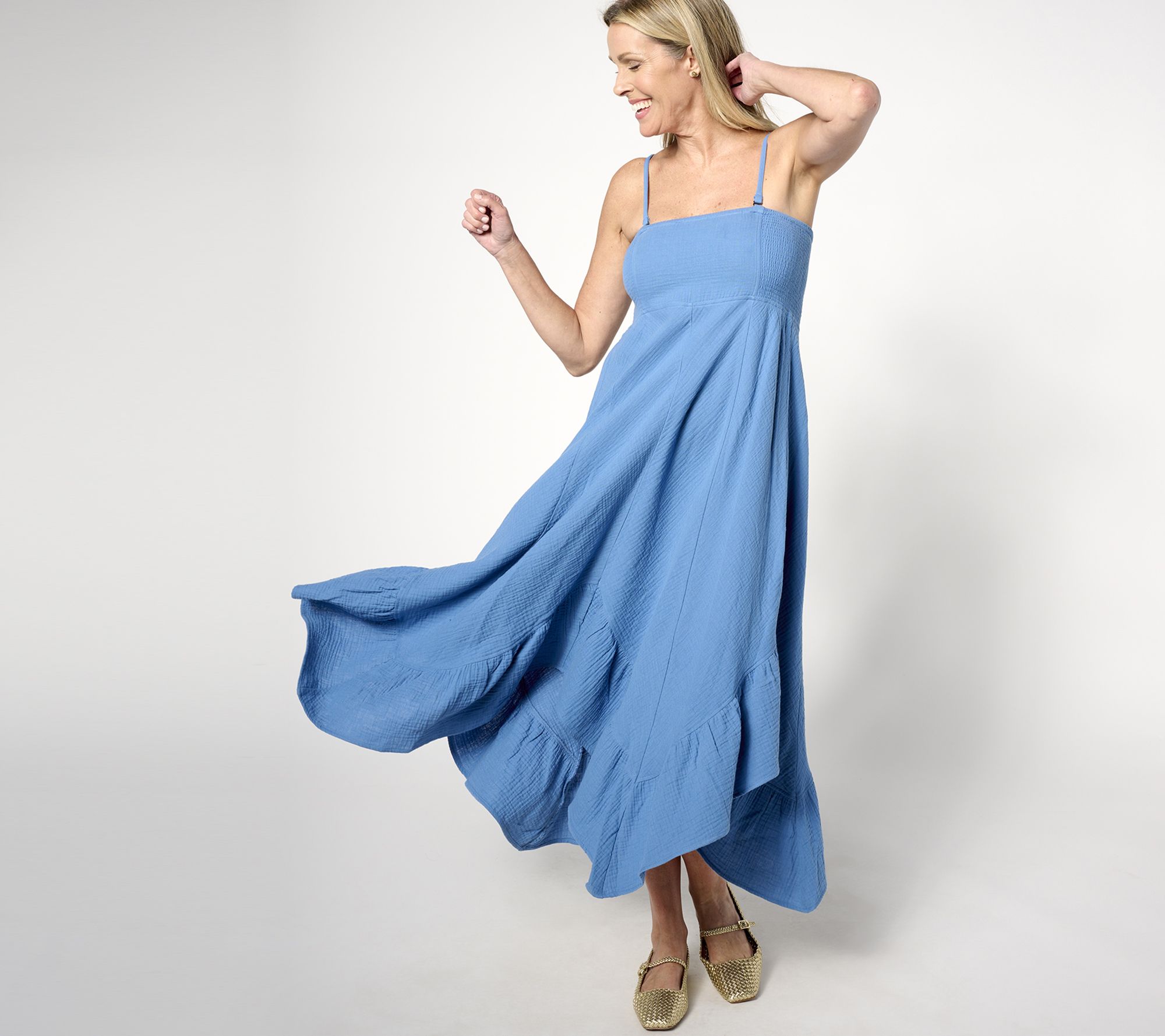 Long skirt dress qvc best sale