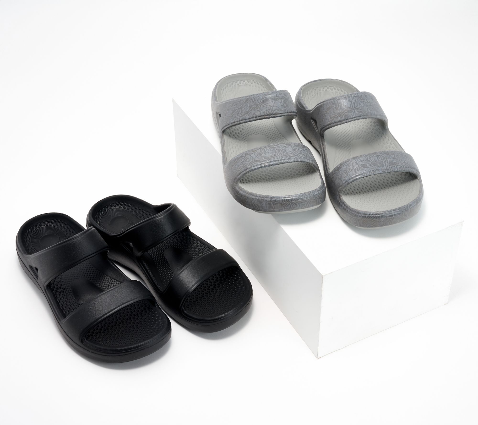 Revitalign Orthotic 2pk Recovery Slide Sandals - Fusion Zest Duo