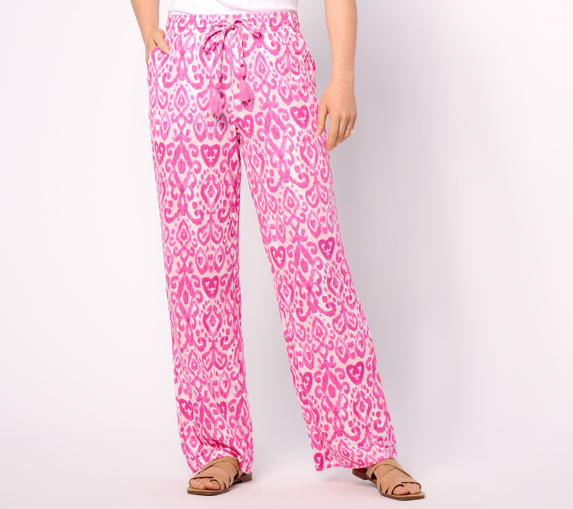 Belle Beach by Kim Gravel Petite Cabana Knit Santorini Pant
