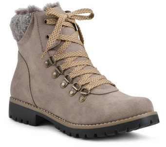 Cliffs by White Mountain Lace-Up Boots - Prized