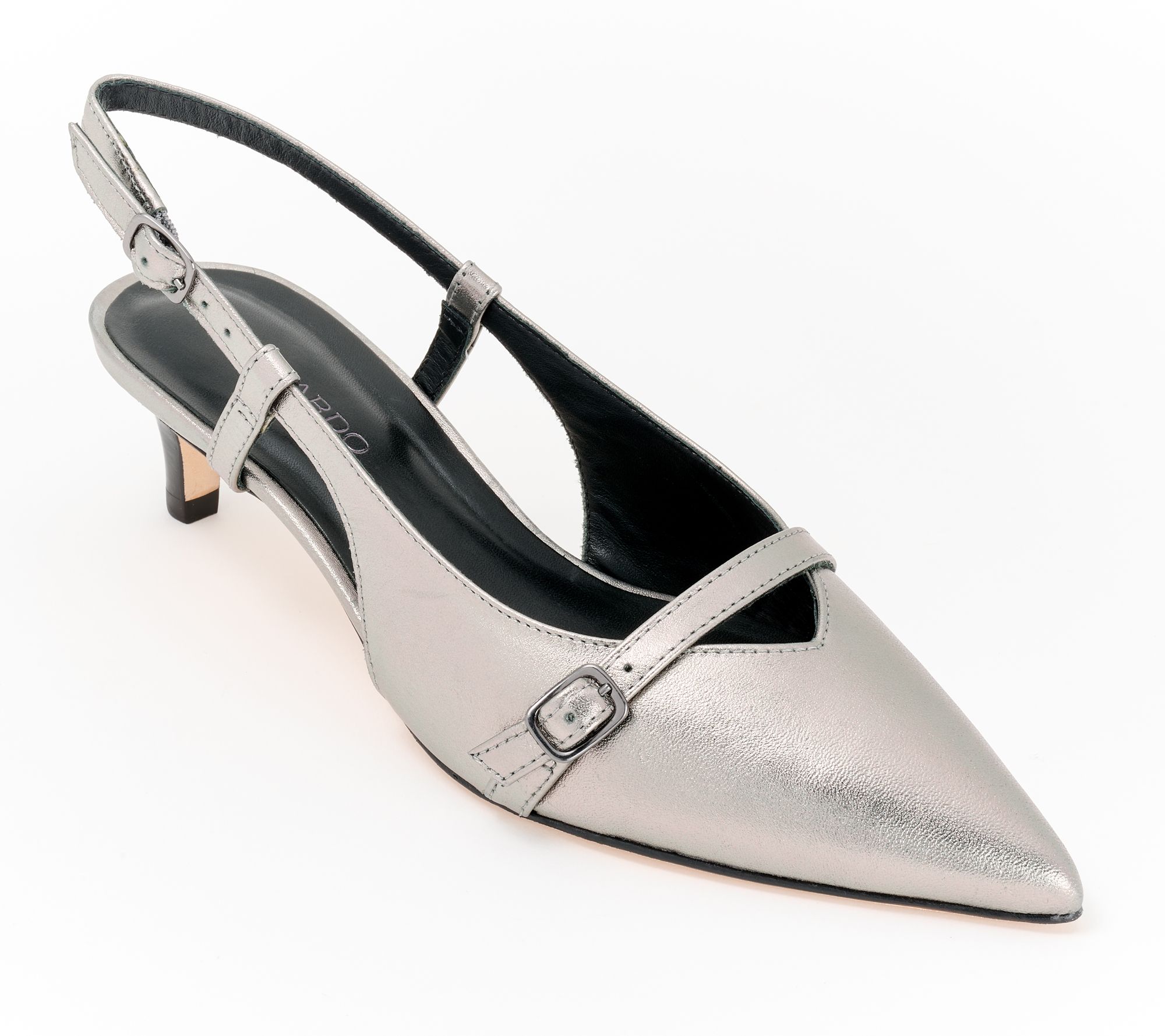 Bernardo Leather Sling-Back Pumps - Marietta