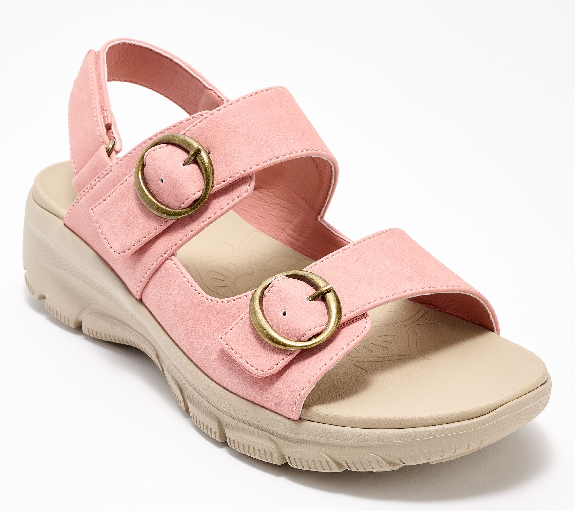 "As Is" Skechers Easy Going Adjust. Vegan Sandals - Certified Charm