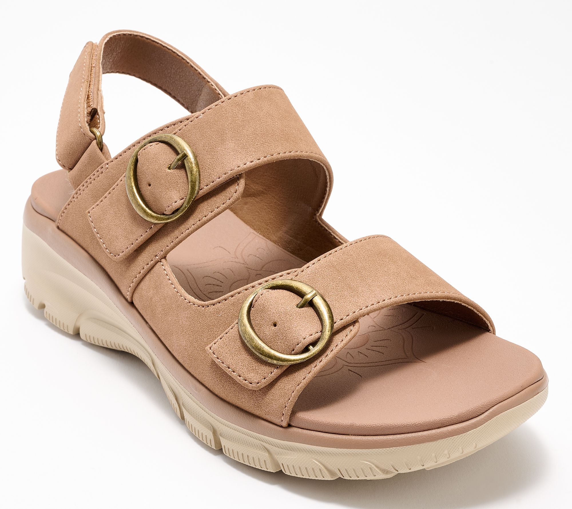 "As Is" Skechers Easy Going Adjust. Vegan Sandals - Certified Charm