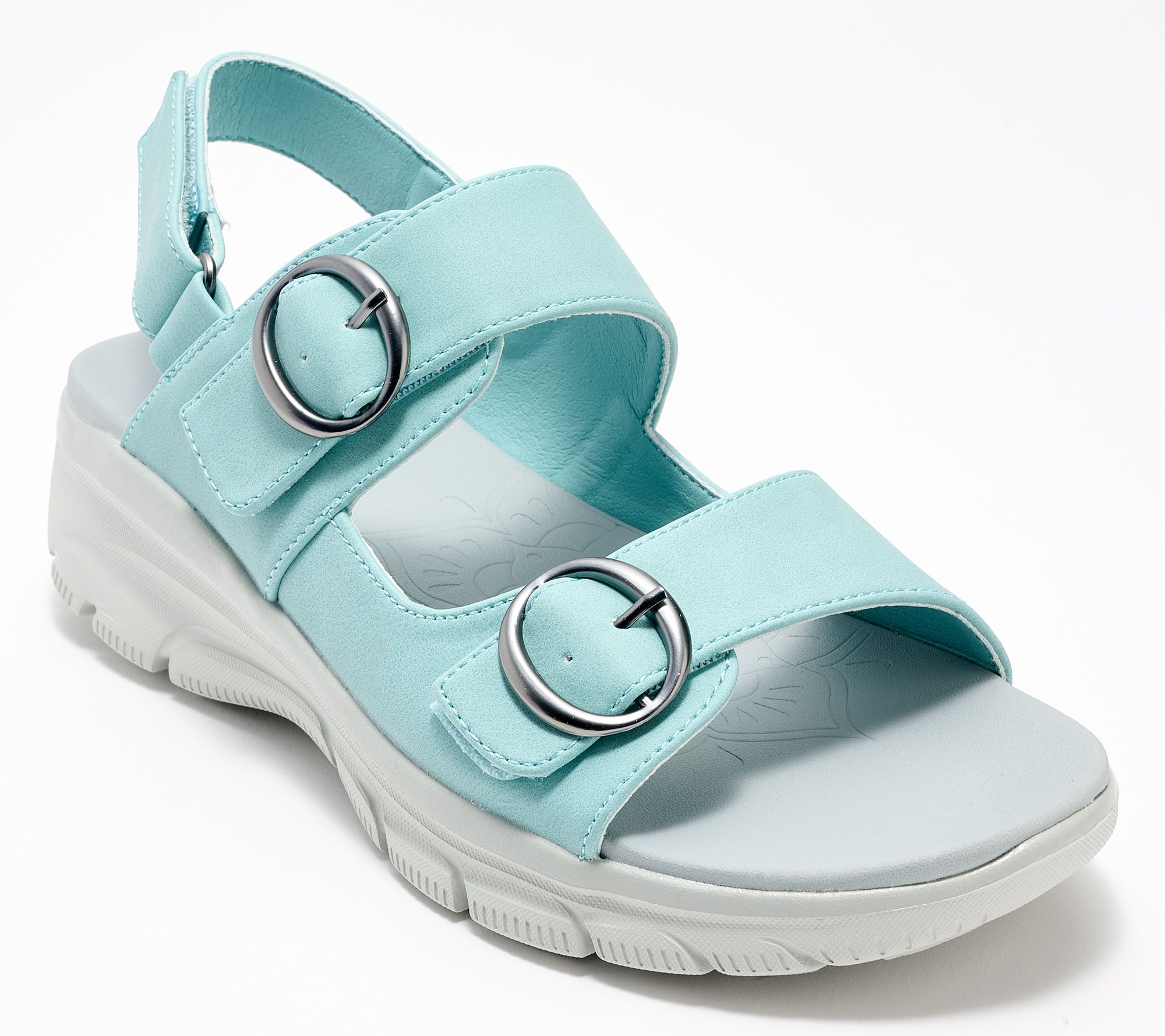 "As Is" Skechers Easy Going Adjust. Vegan Sandals - Certified Charm