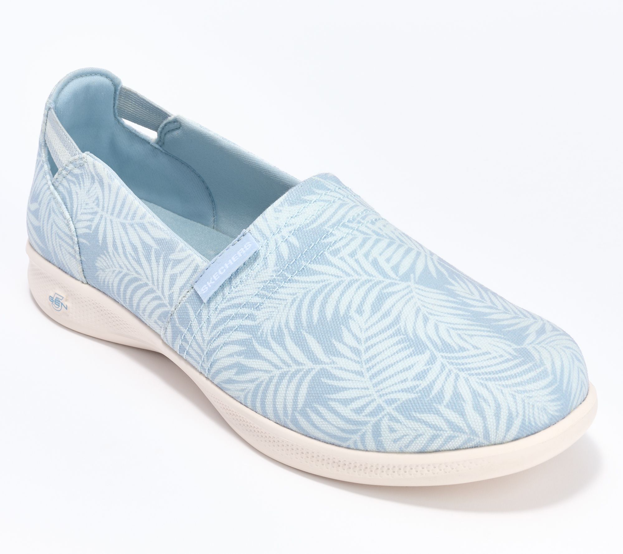 "As Is" Skechers GO Step Lite Washable Canvas Slip- Ons